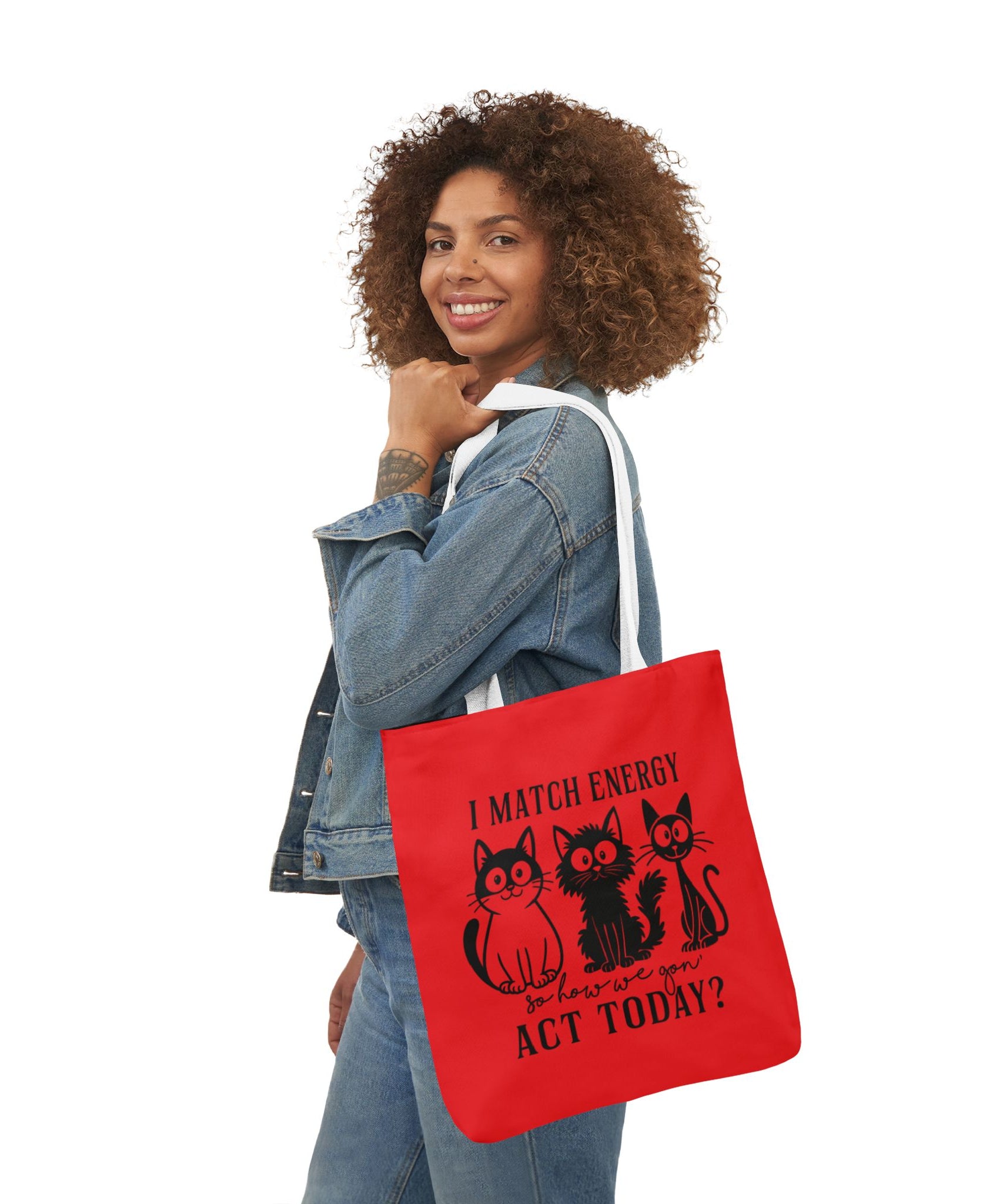 Cute Red Canvas Tote – Reusable Bag