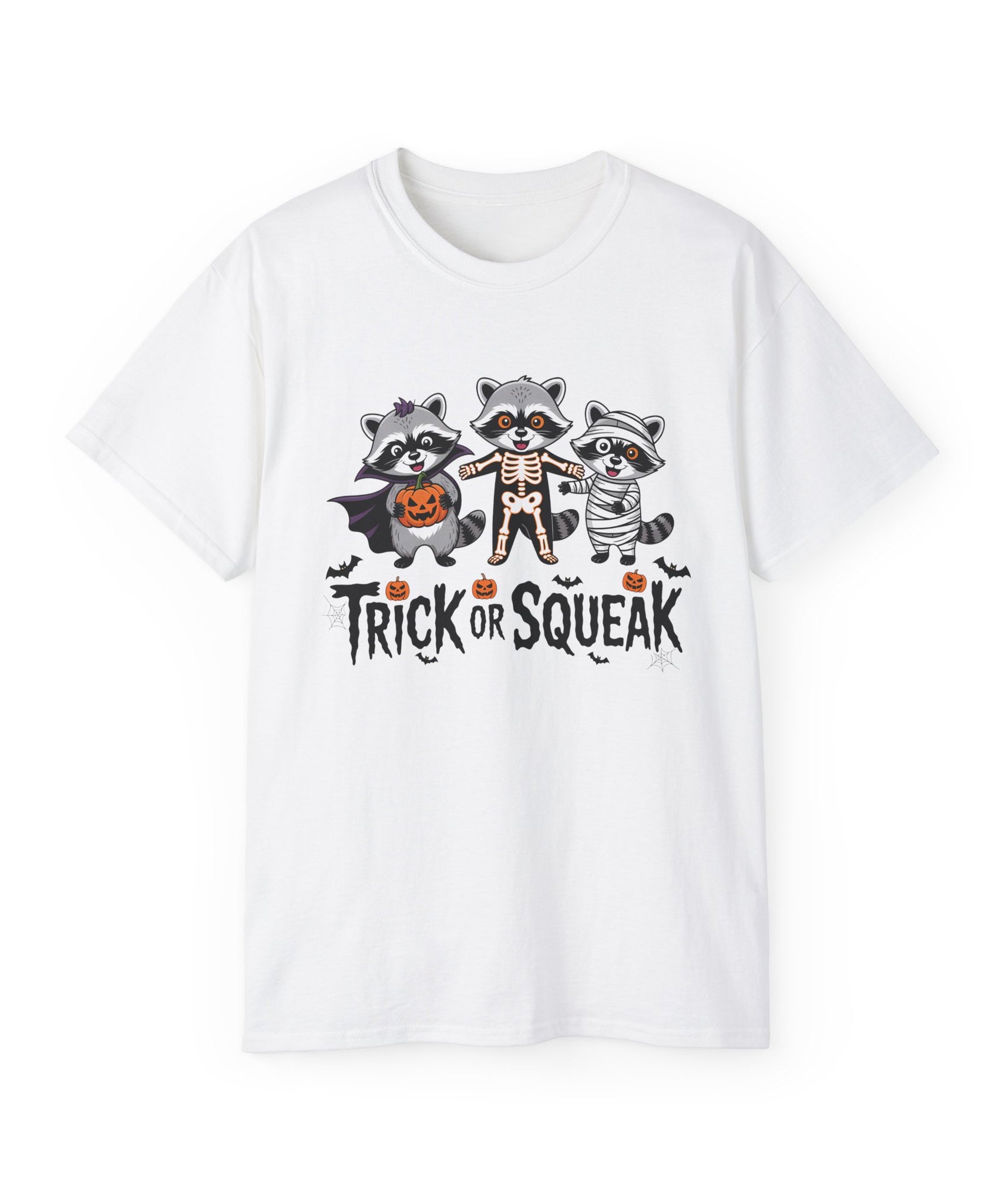 Cute Spooky Raccoon Halloween T-Shirt | Gallory Hive