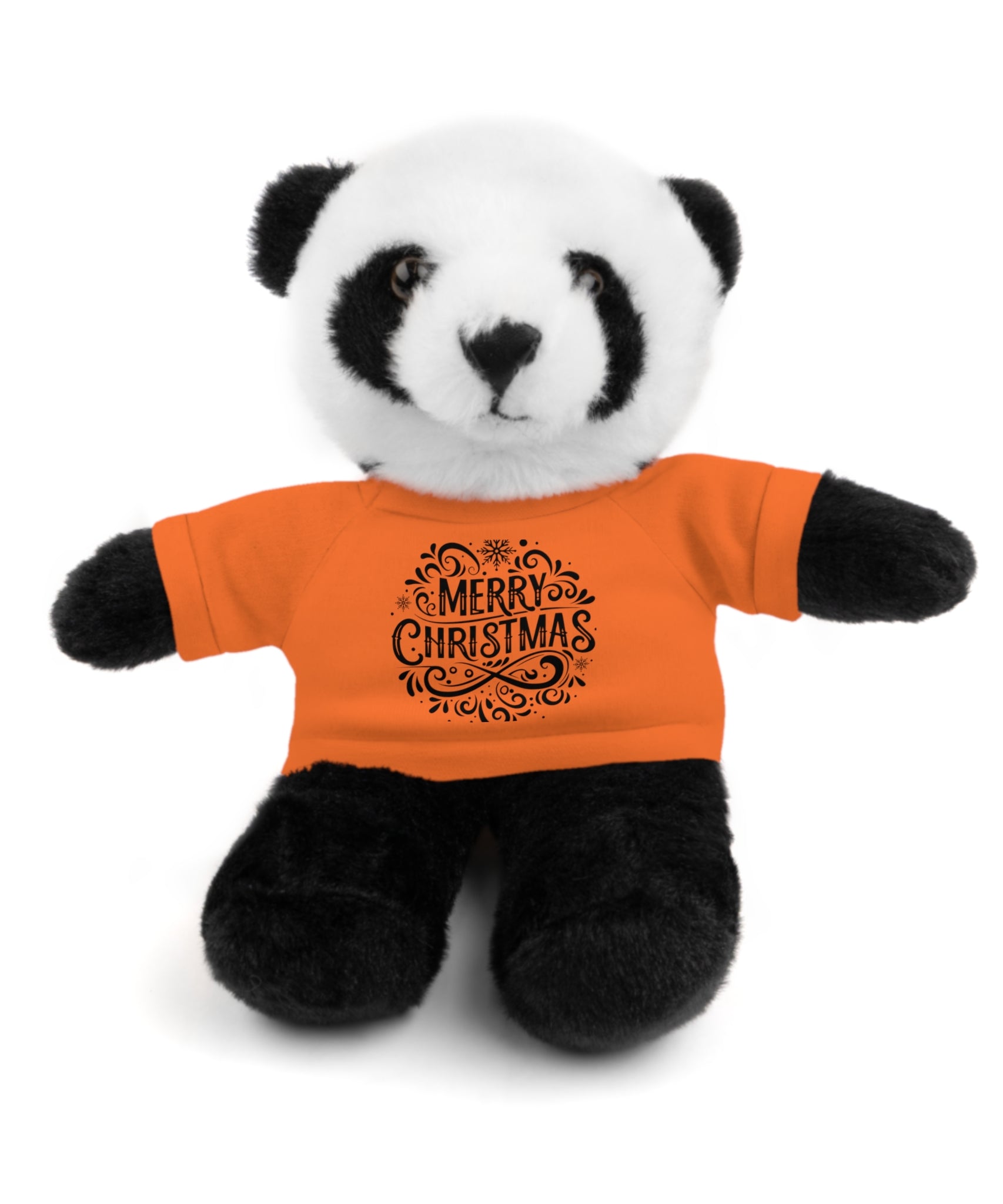Festive Merry Christmas Stuffed Panda | Gallory Hive