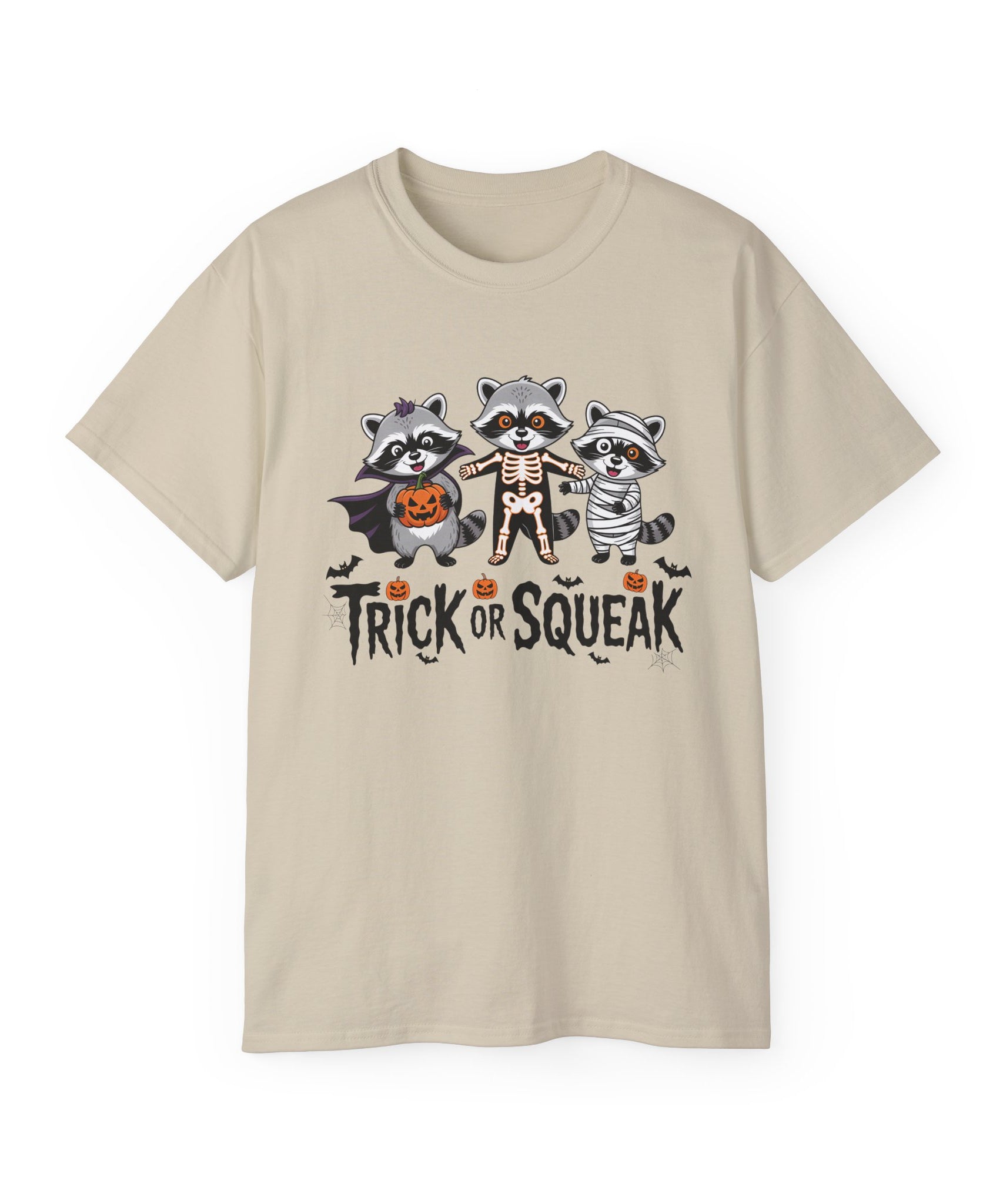 Cute Spooky Raccoon Halloween T-Shirt | Gallory Hive