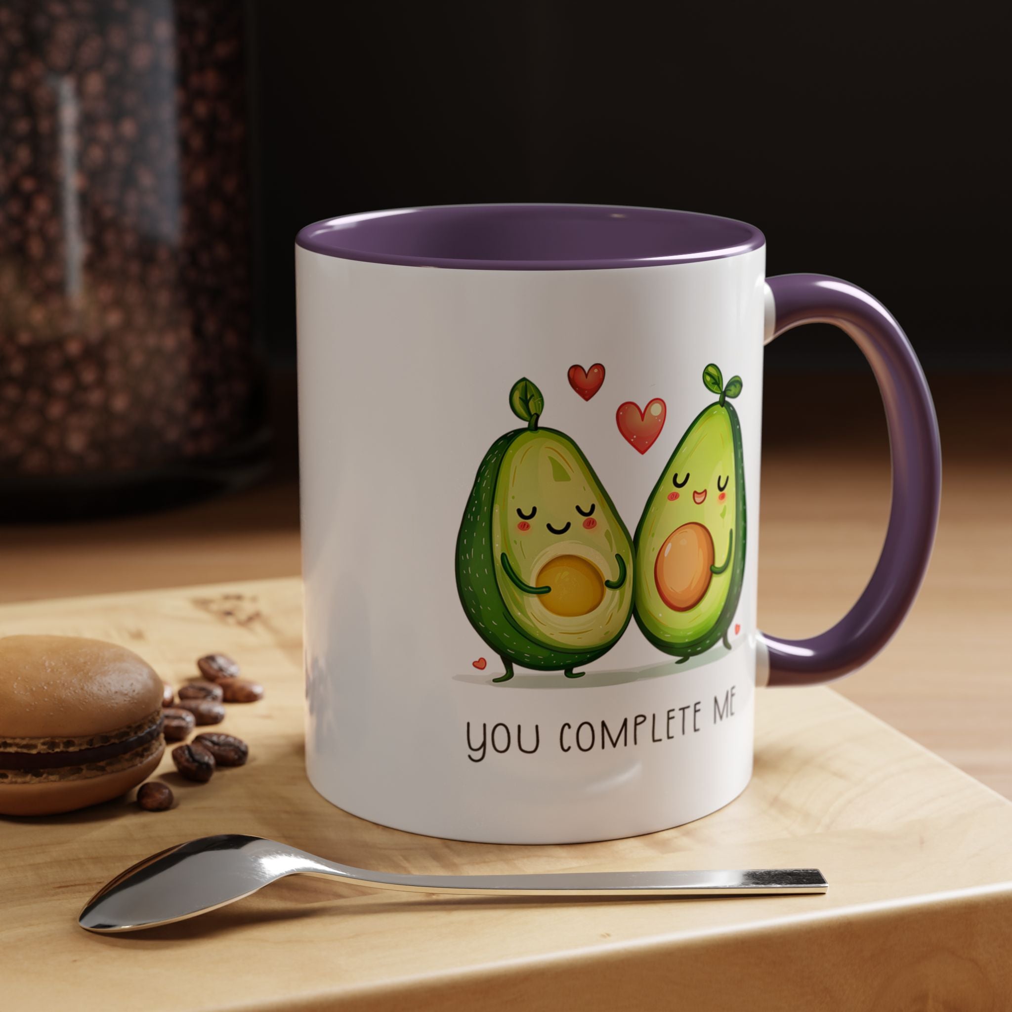 Funny Avocado Couple Ceramic Coffee Mug | Gallory Hive