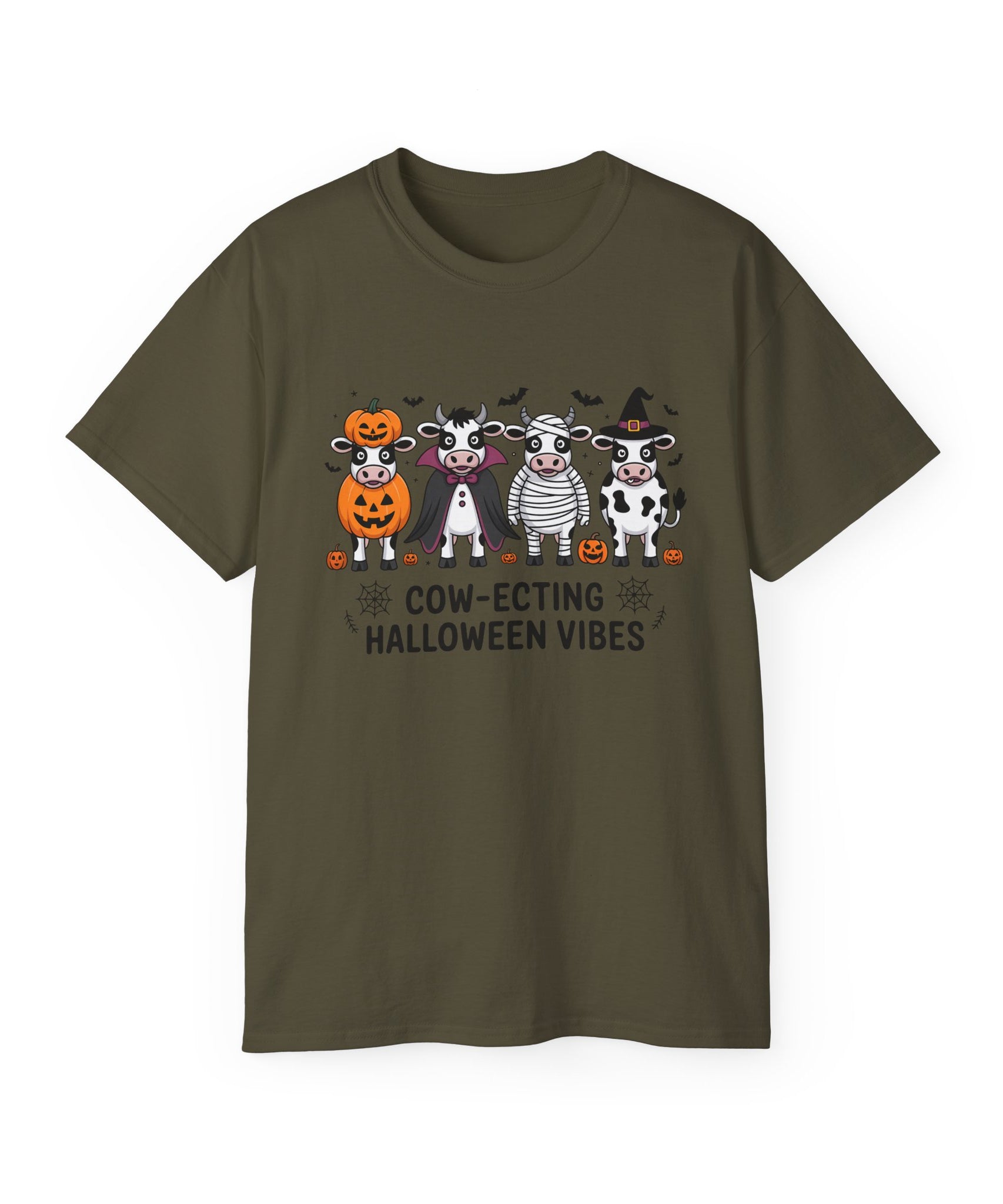 Halloween Cow T-Shirt - Cute Cow Costumes Tee | Gallory Hive
