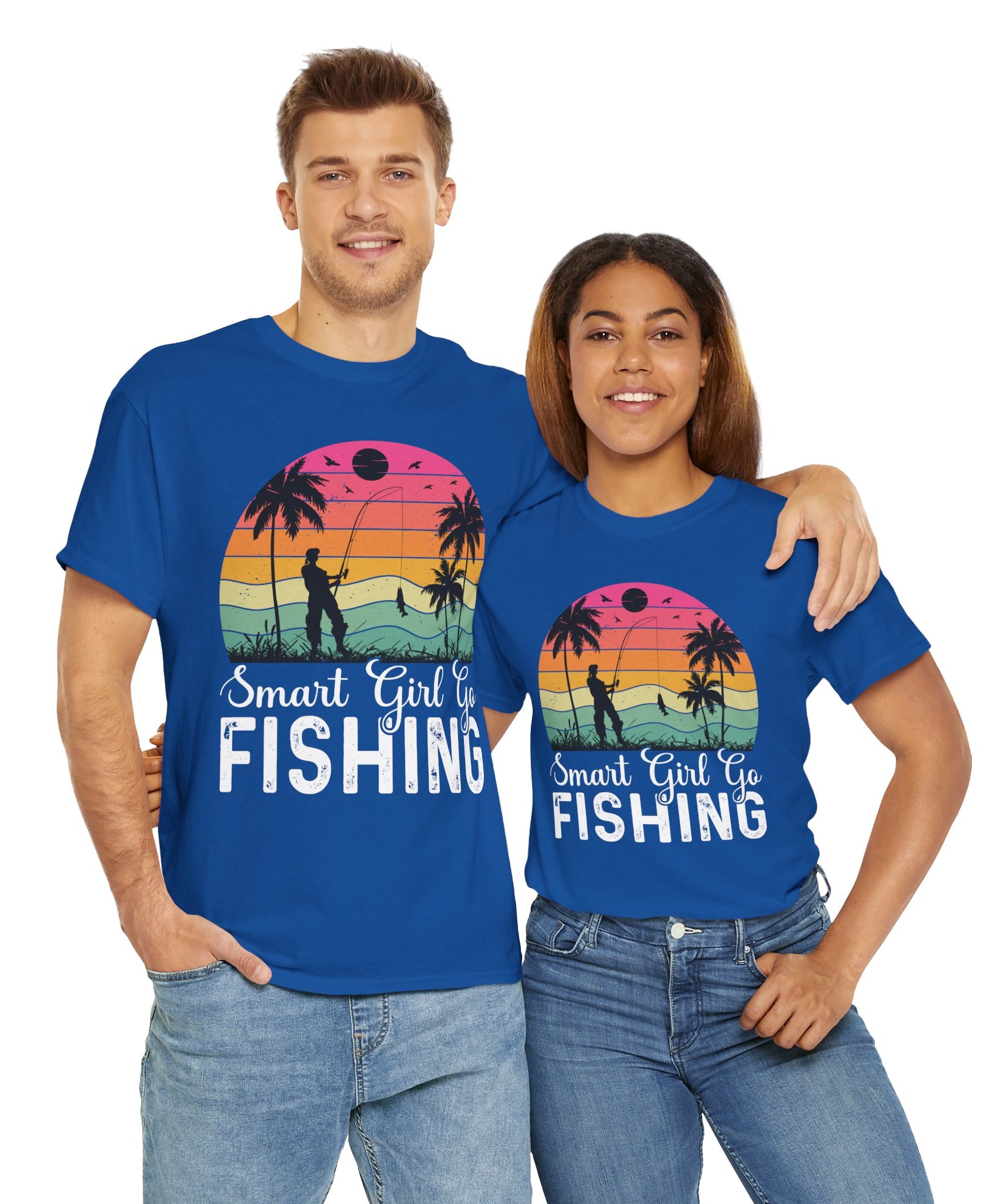 Retro Fisherwoman Graphic Shirt
