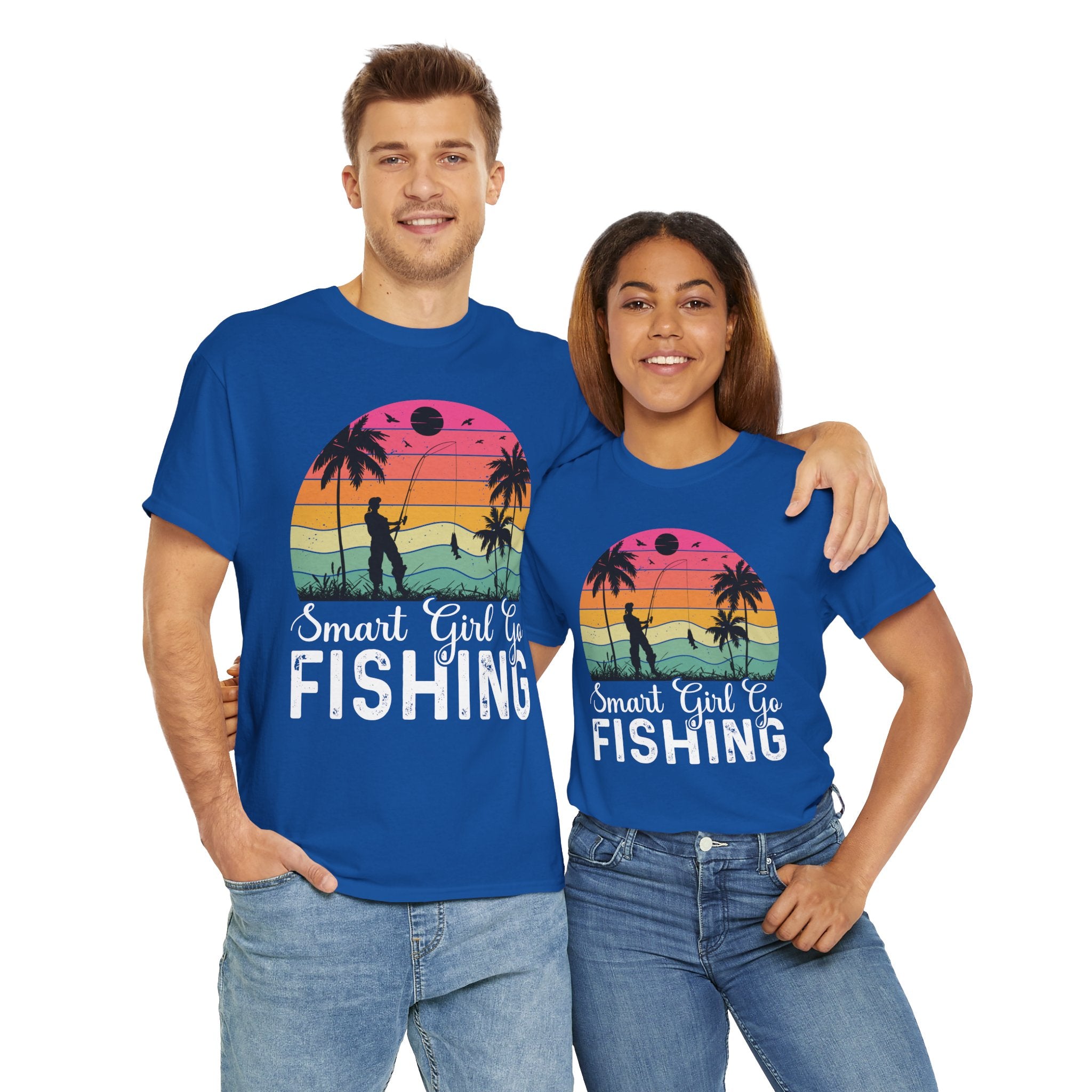 Retro Fisherwoman Graphic Shirt
