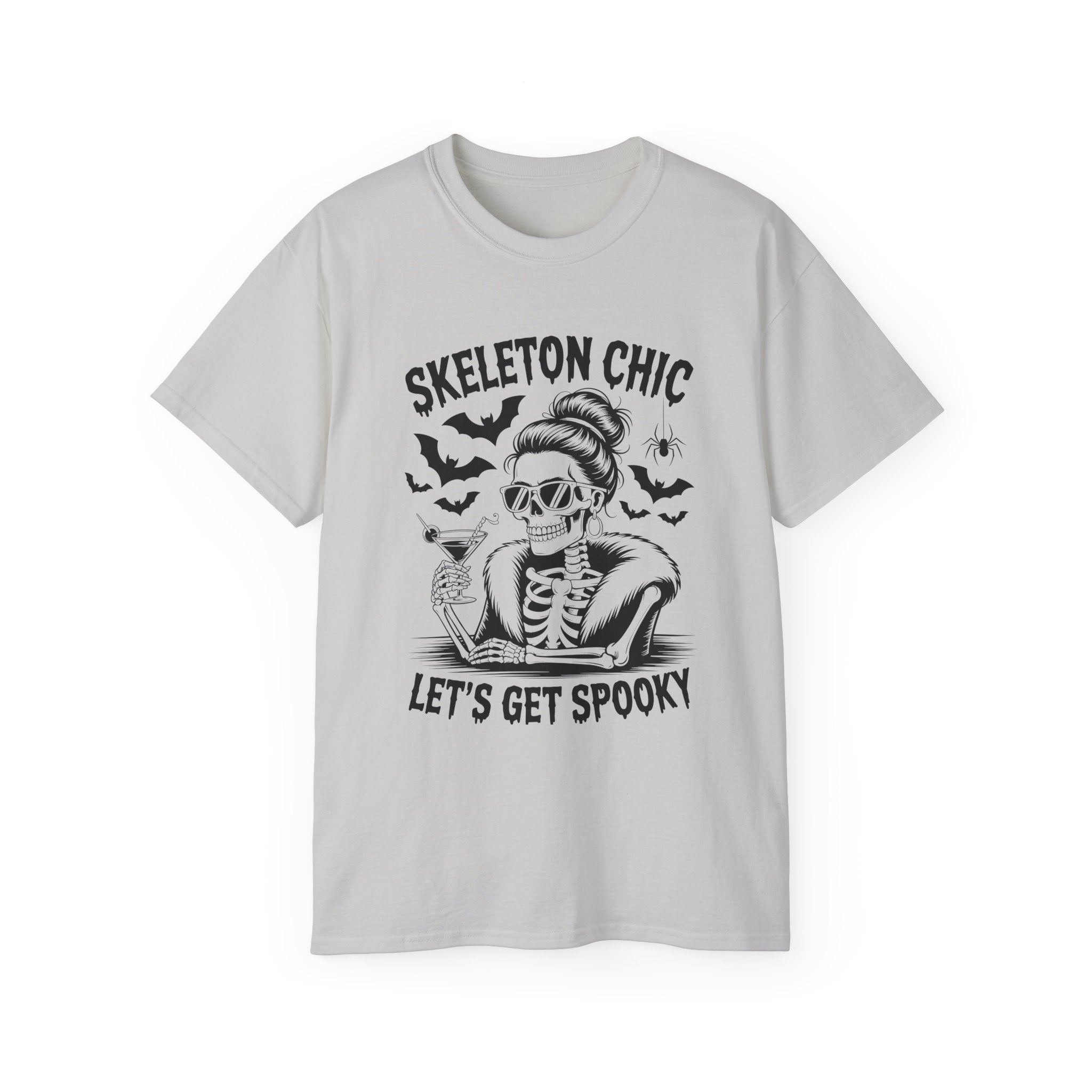 Vintage Rock Skeleton Halloween Shirt