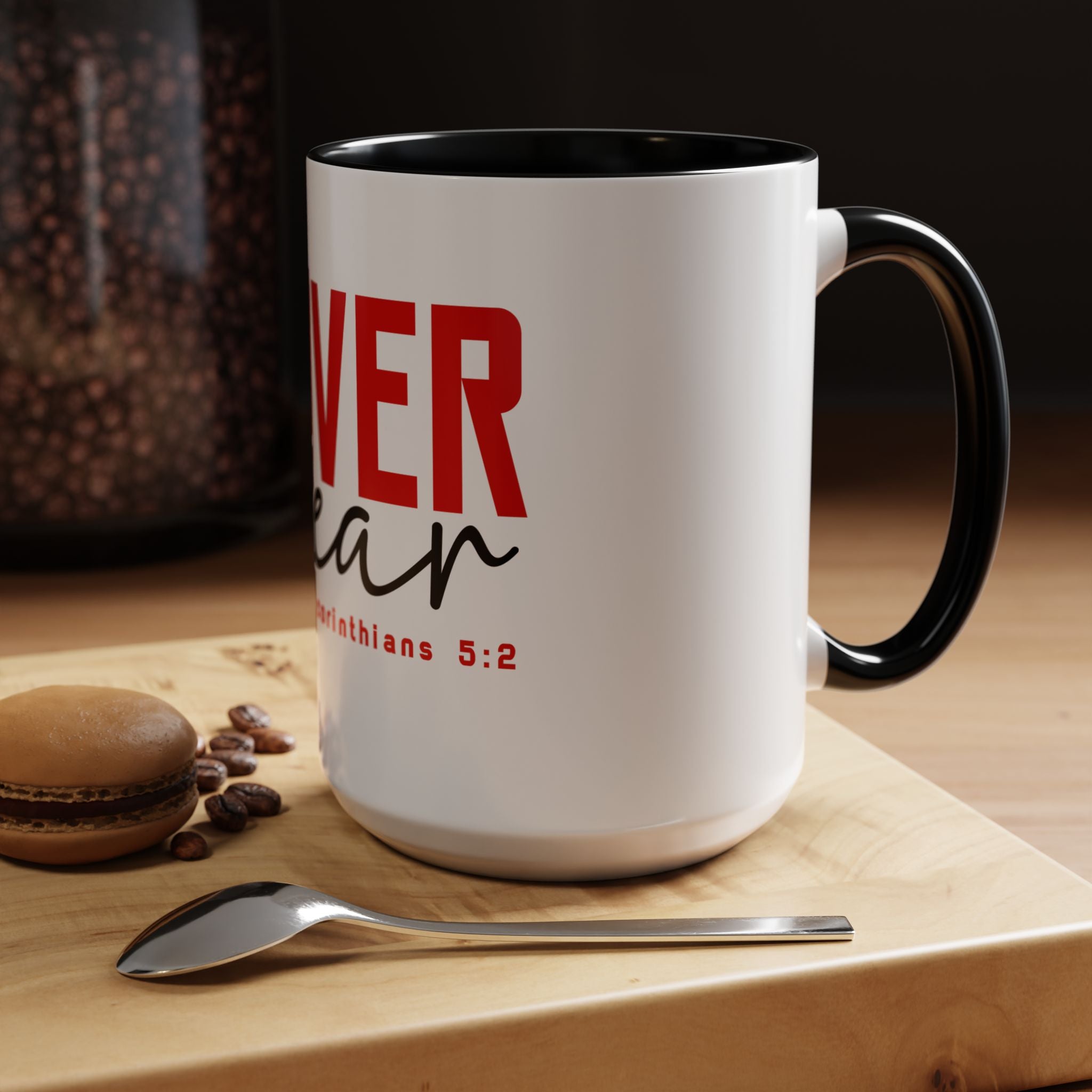 Faith Scripture Accent Coffee Mug | Gallory Hive