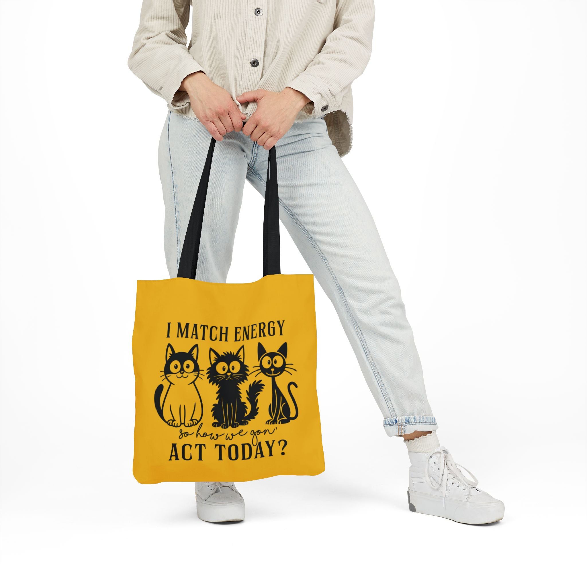 Cute Yellow Canvas Tote – Reusable Bag