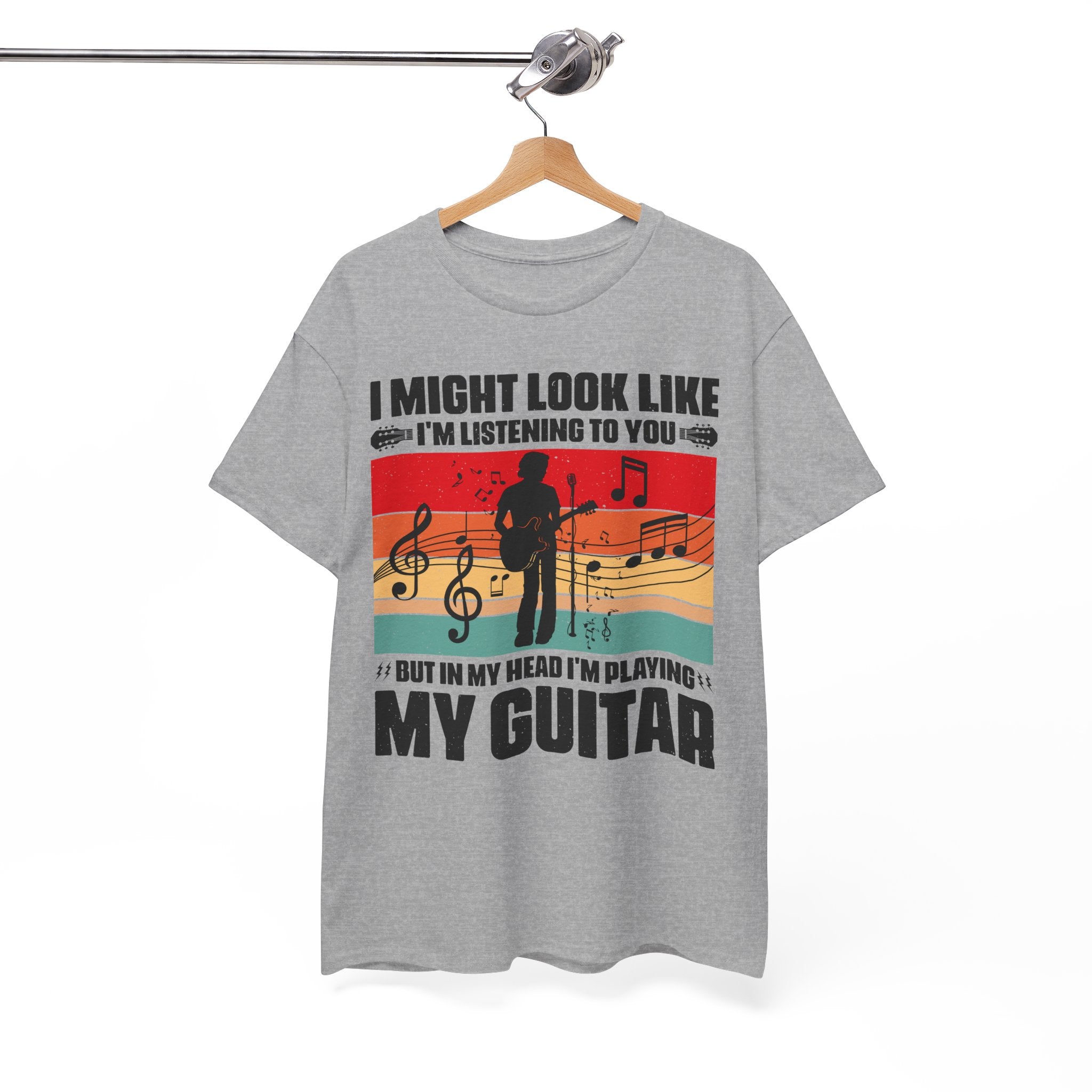 Retro Guitar Playing Mind T-Shirt | Gallory Hive