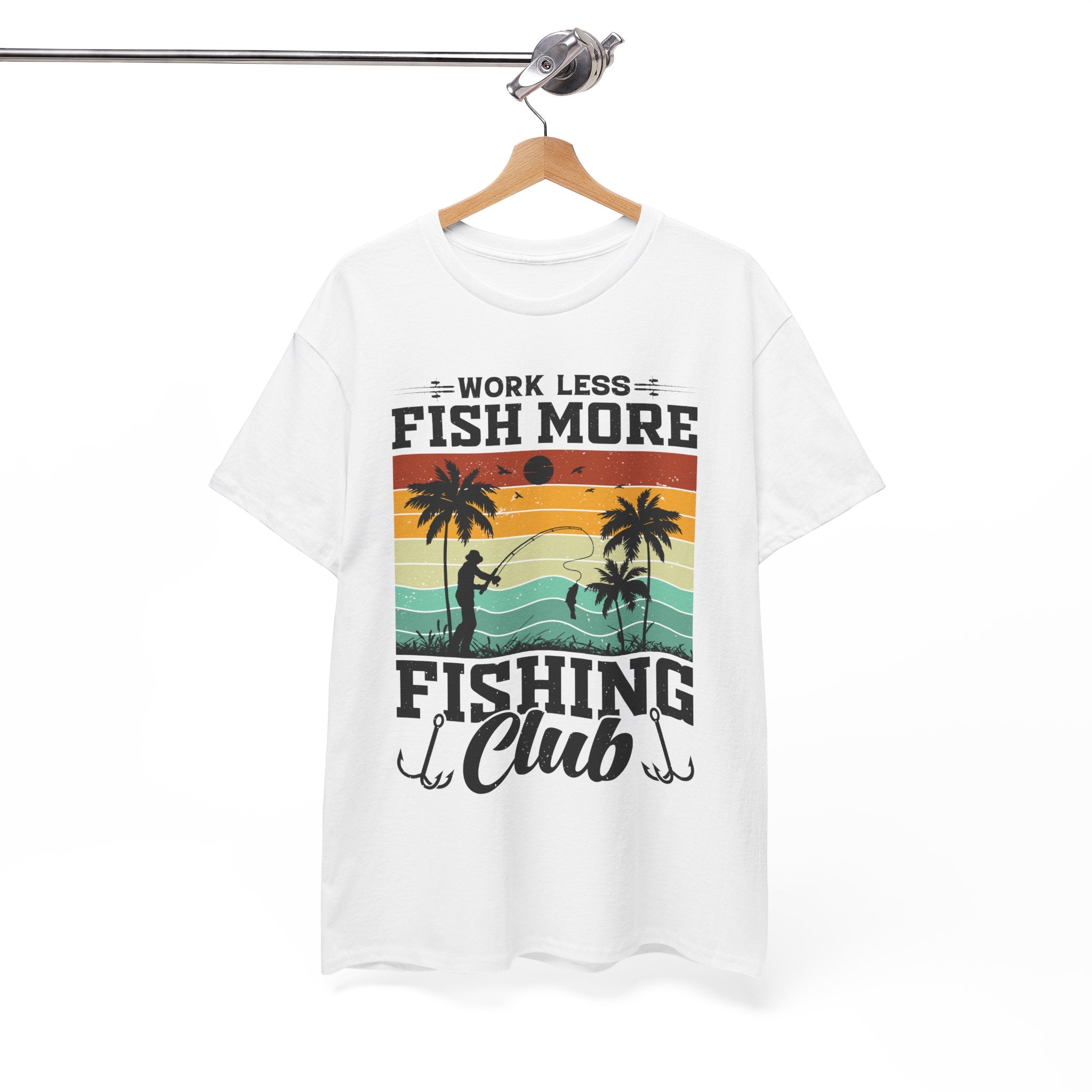 Retro Fisherman Sunset T-Shirt | Gallory Hive