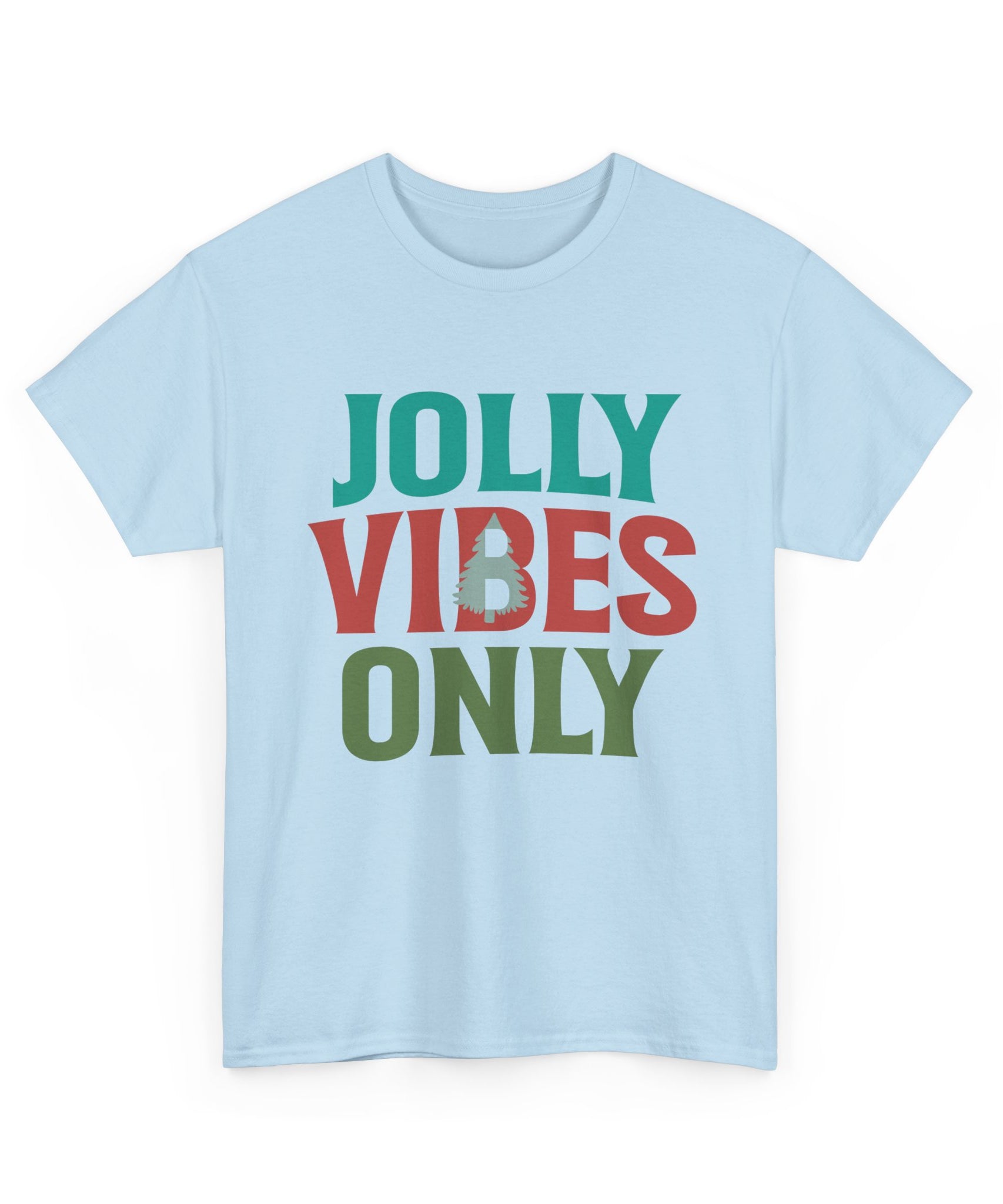 Festive Jolly Vibes Christmas T-Shirt | Gallory Hive