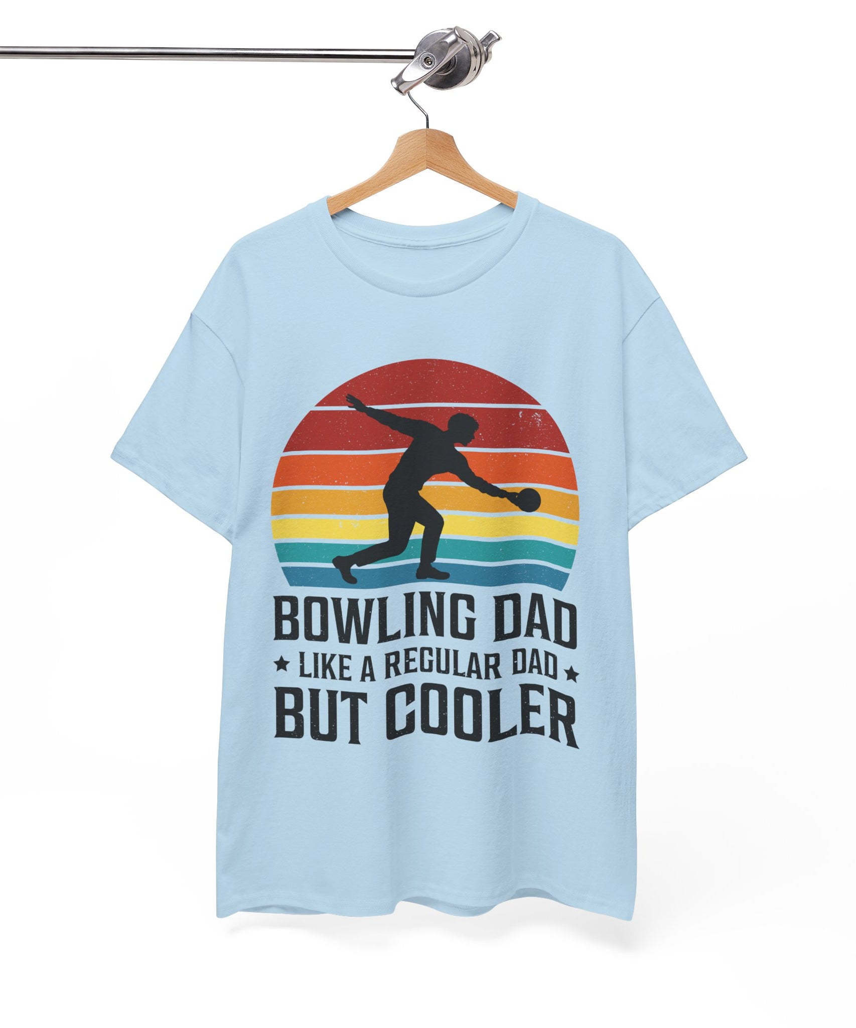 Retro Bowling Dad Tee - Unique Father's Day Gift