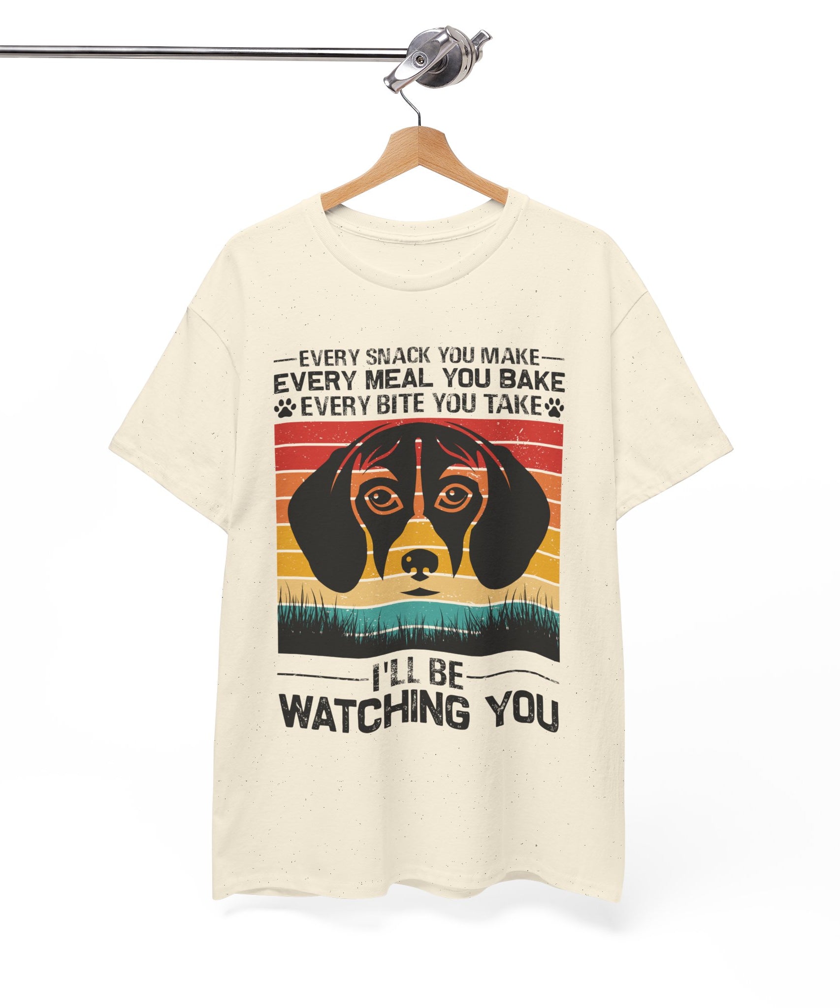 Vintage Dog Shirt – Bold Beagle Face