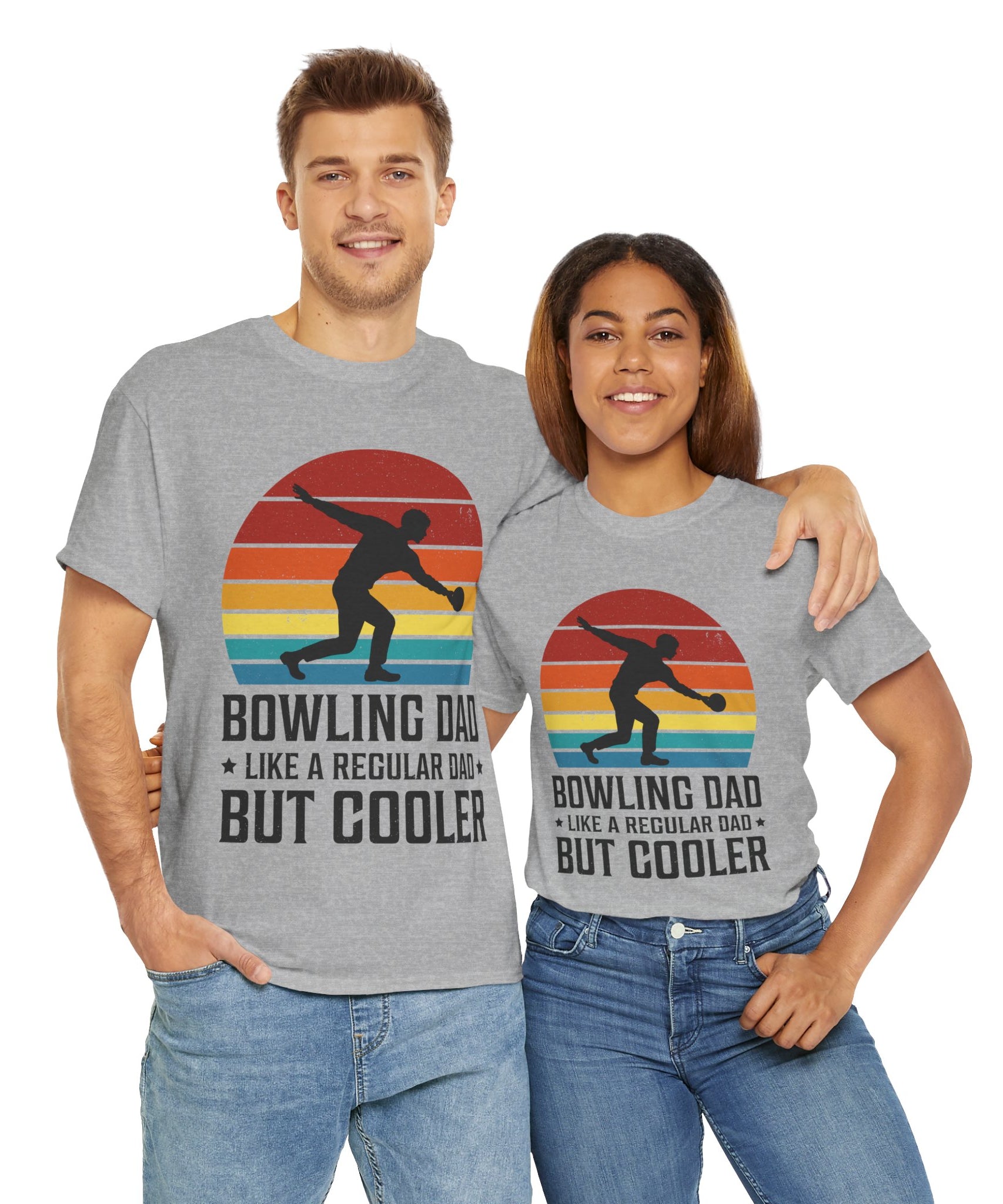 Retro Bowling Dad Tee - Unique Father's Day Gift
