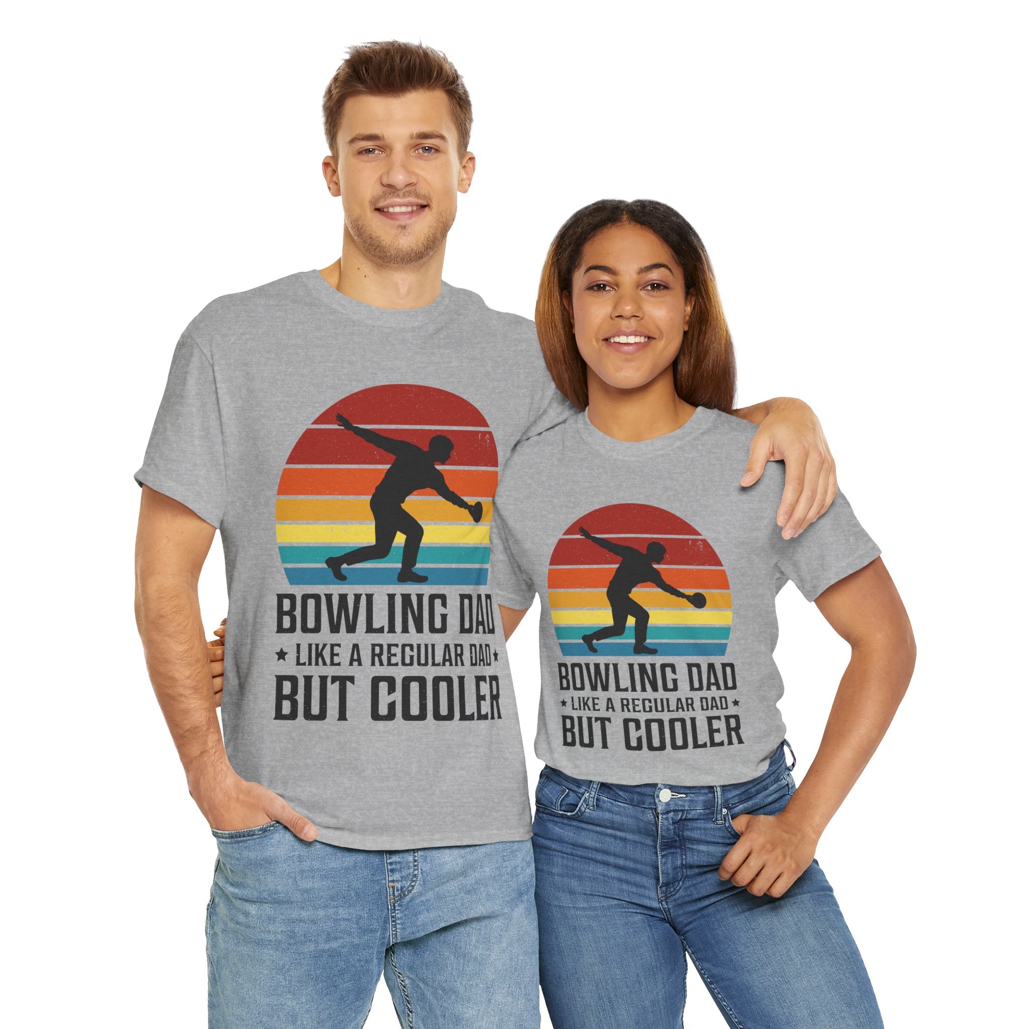 Retro Bowling Dad Tee - Unique Father's Day Gift