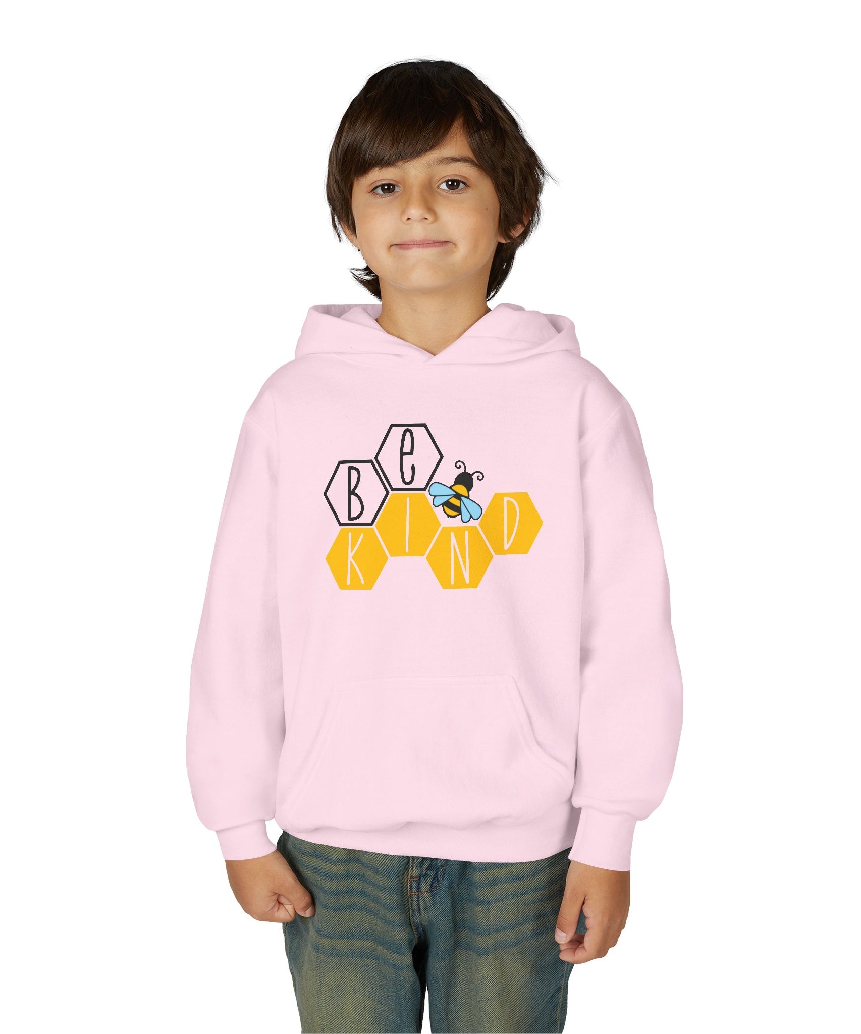 Unisex Kids Hoodie – Bee Kind & Cozy