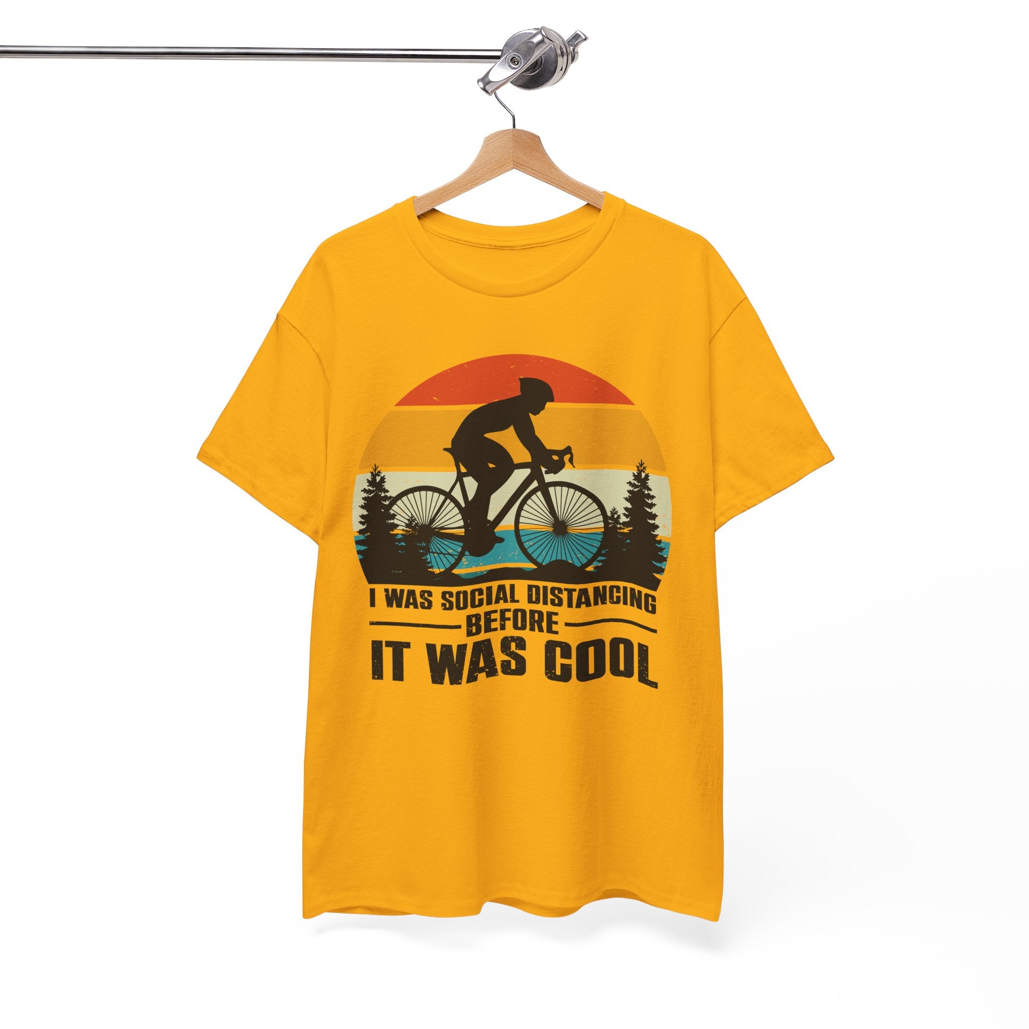 Retro Social Distancing Cyclist Tee