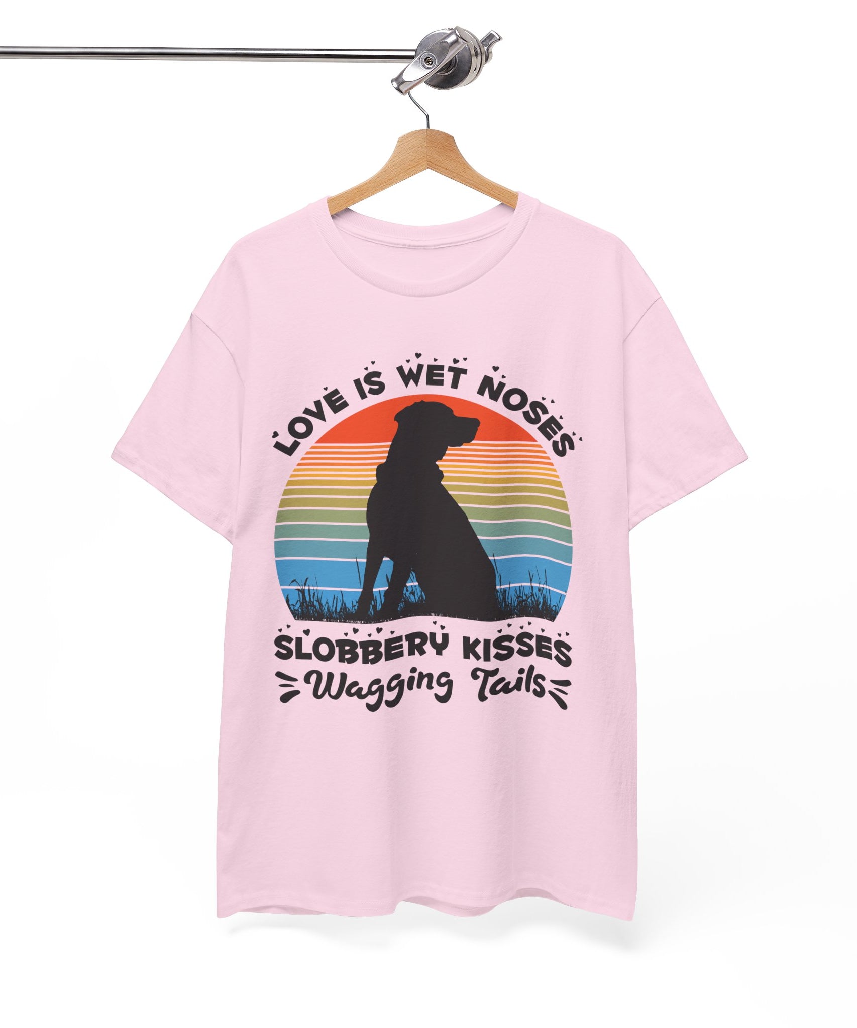 Funny Dog Lover Graphic Tee - Wet Noses