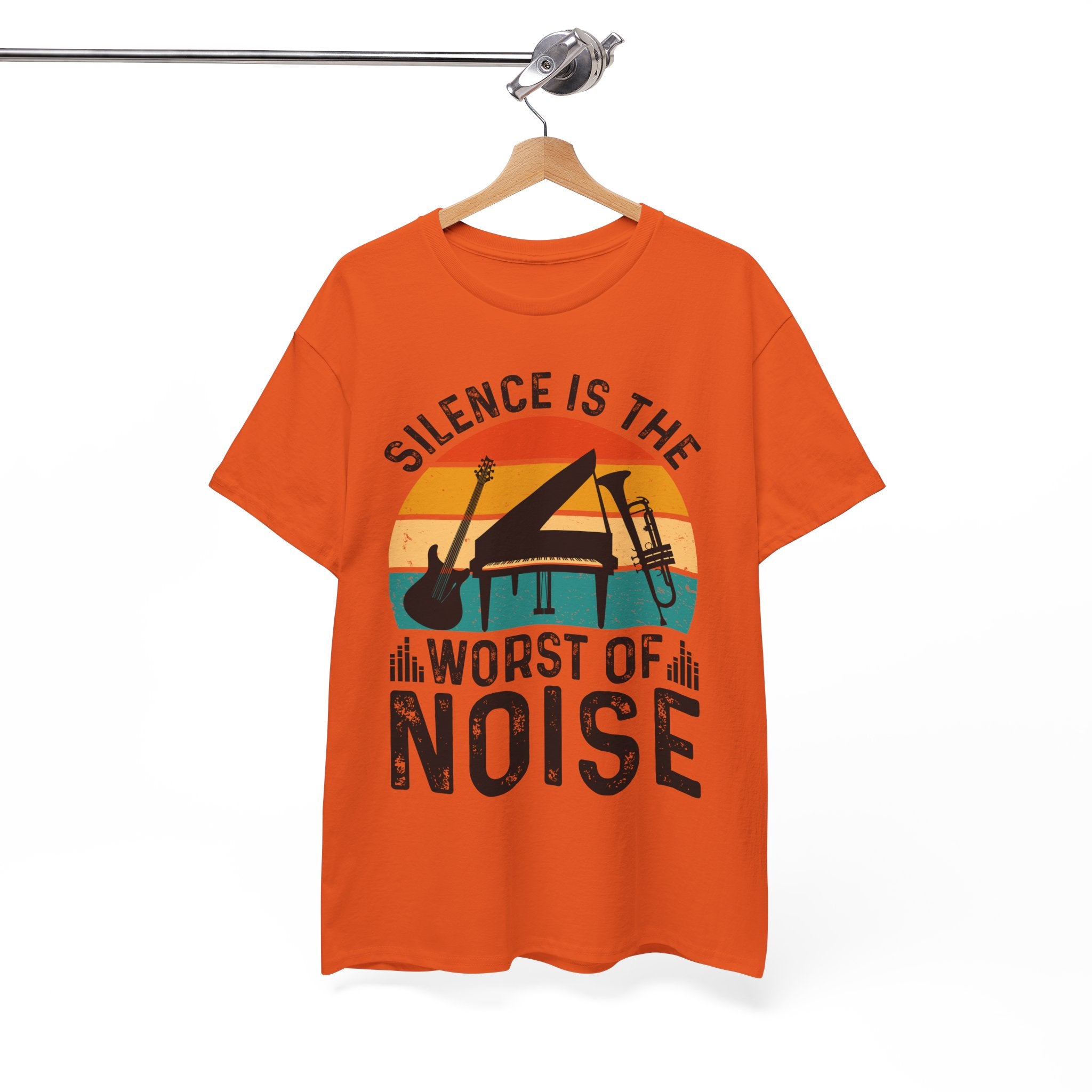 Retro Music Lover-Shirt - Silence Noise Tee | Gallory Hive