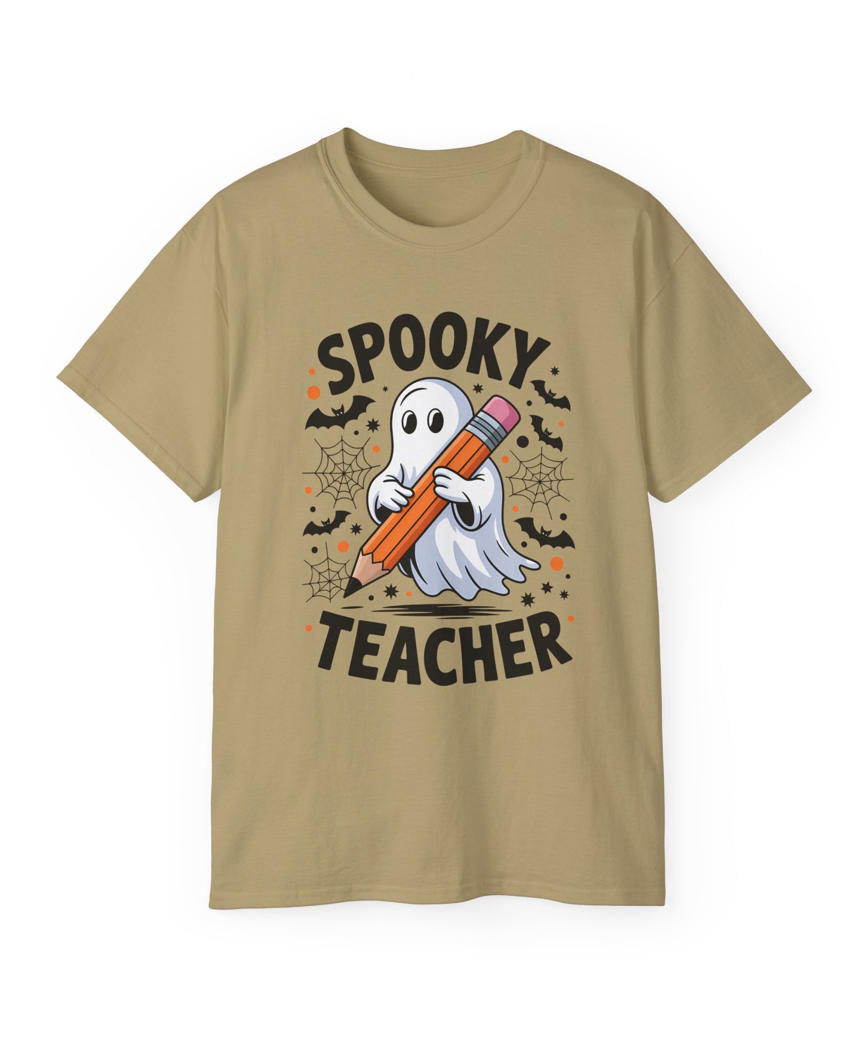 Spooky Teacher Ghost T-Shirt - Halloween Tee