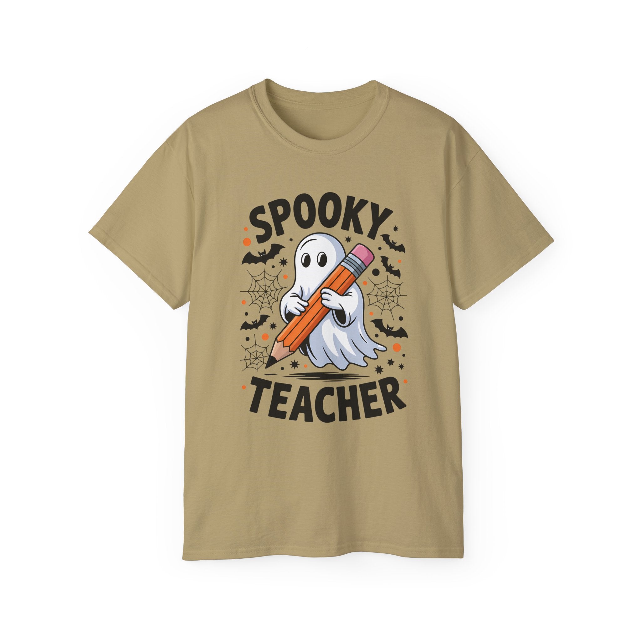 Spooky Teacher Ghost T-Shirt - Halloween Tee