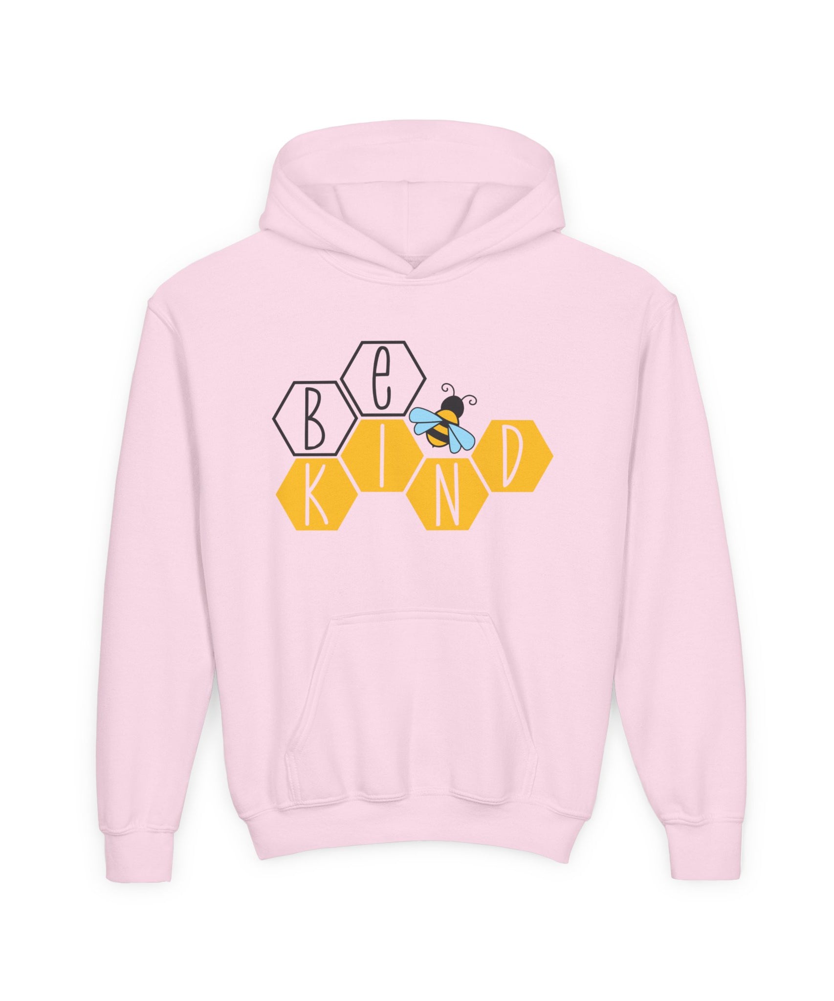 Unisex Kids Hoodie – Bee Kind & Cozy