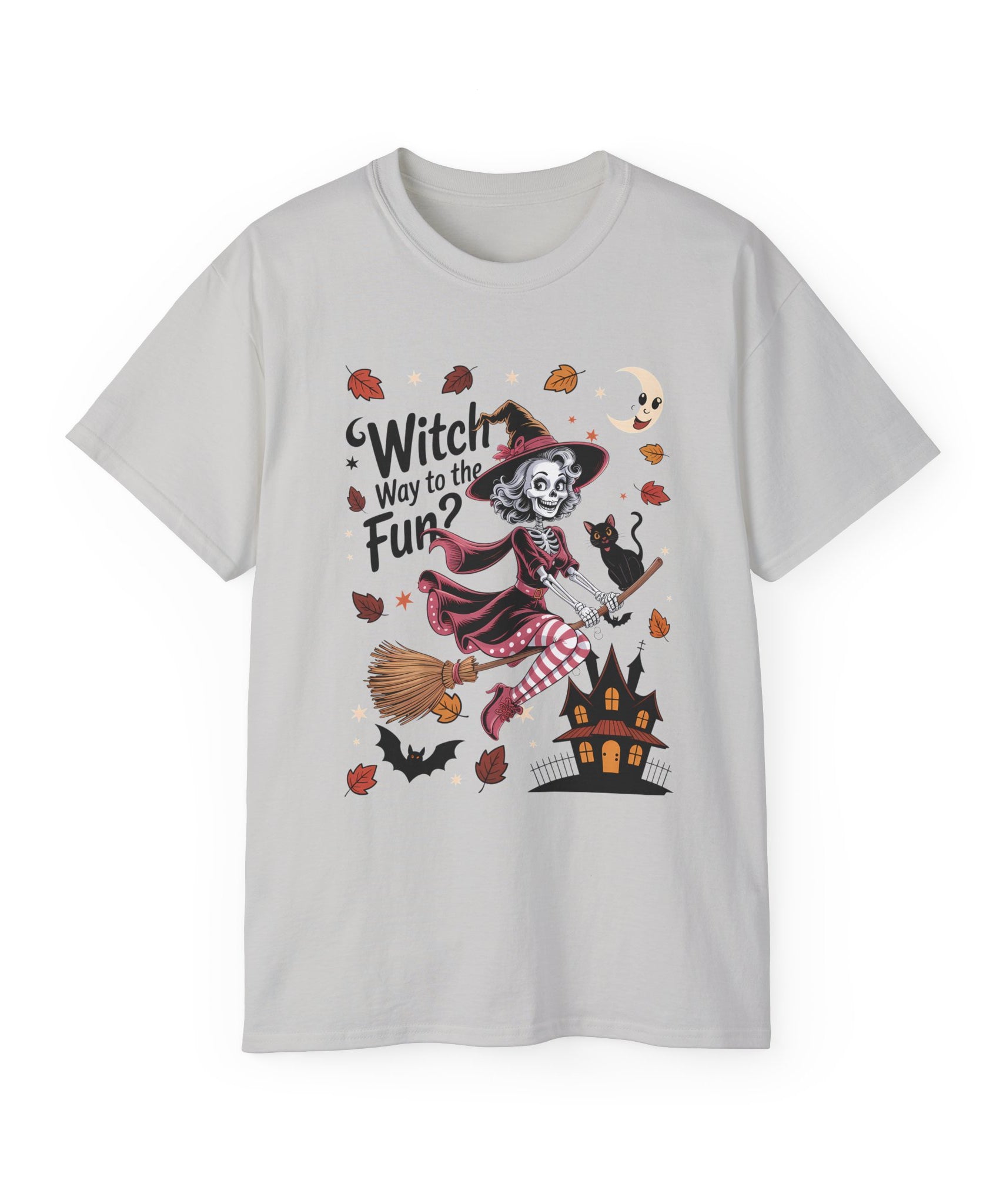 Spooky Cute Witch Ride Halloween Shirt | Gallory Hive