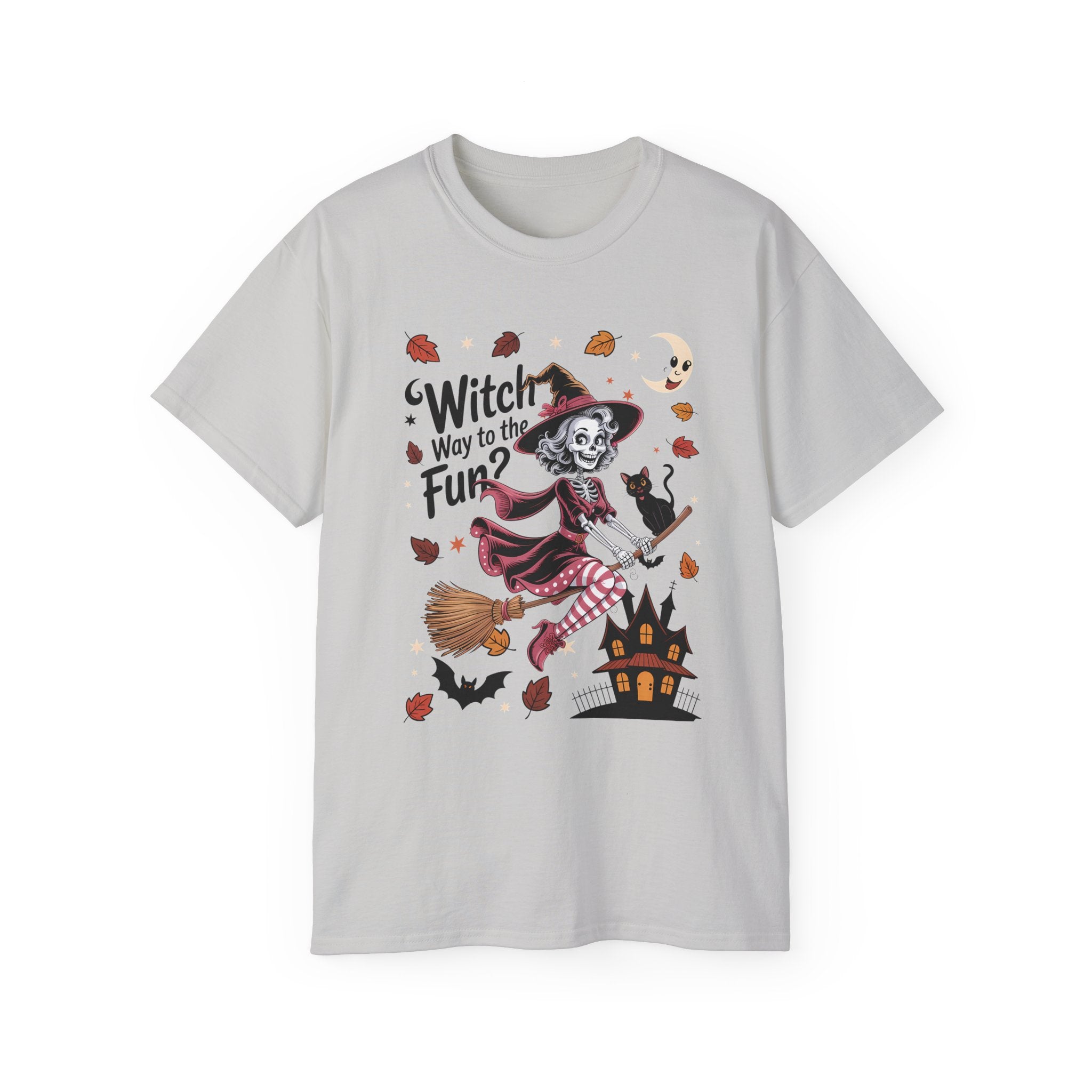 Spooky Cute Witch Ride Halloween Shirt | Gallory Hive