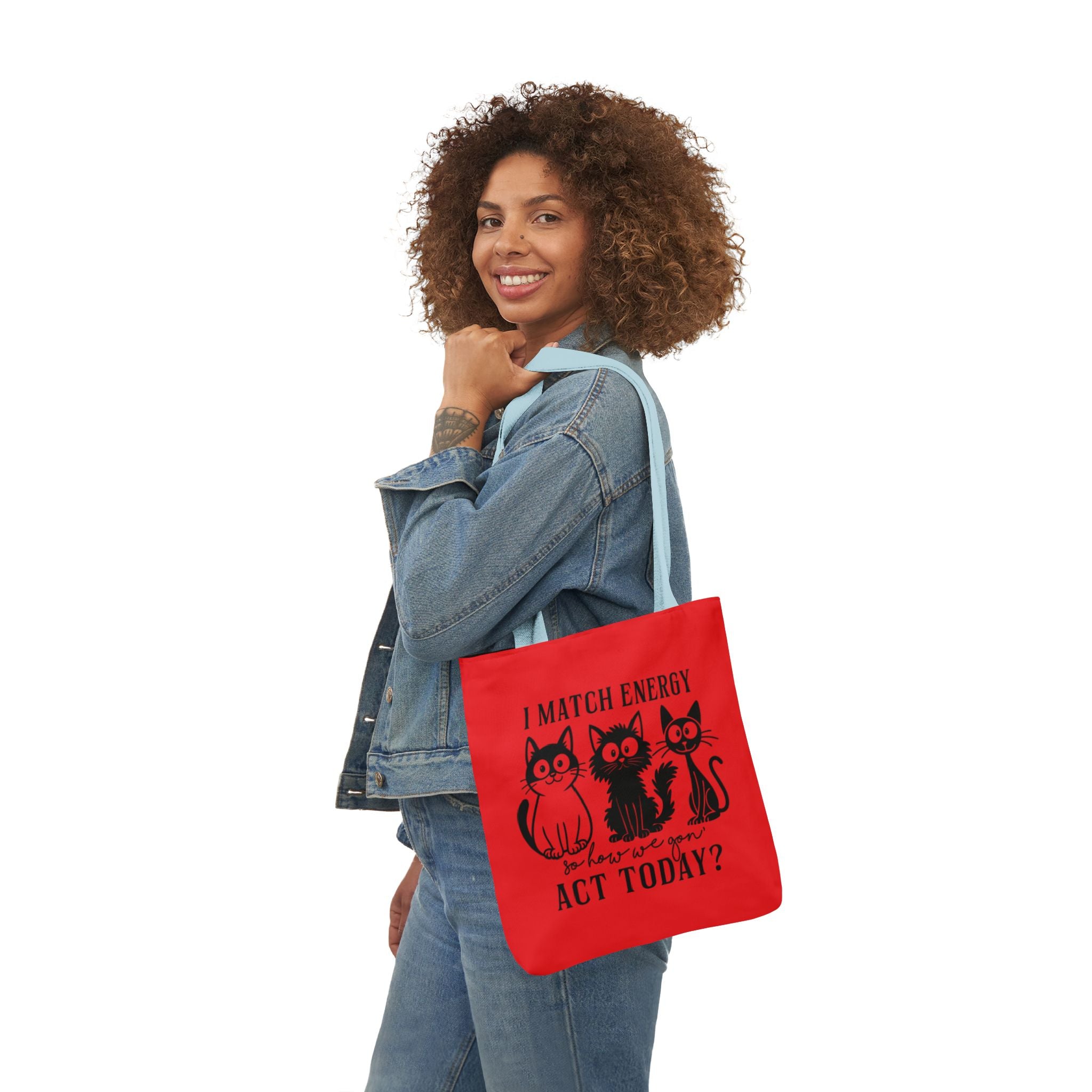 Cute Red Canvas Tote – Reusable Bag