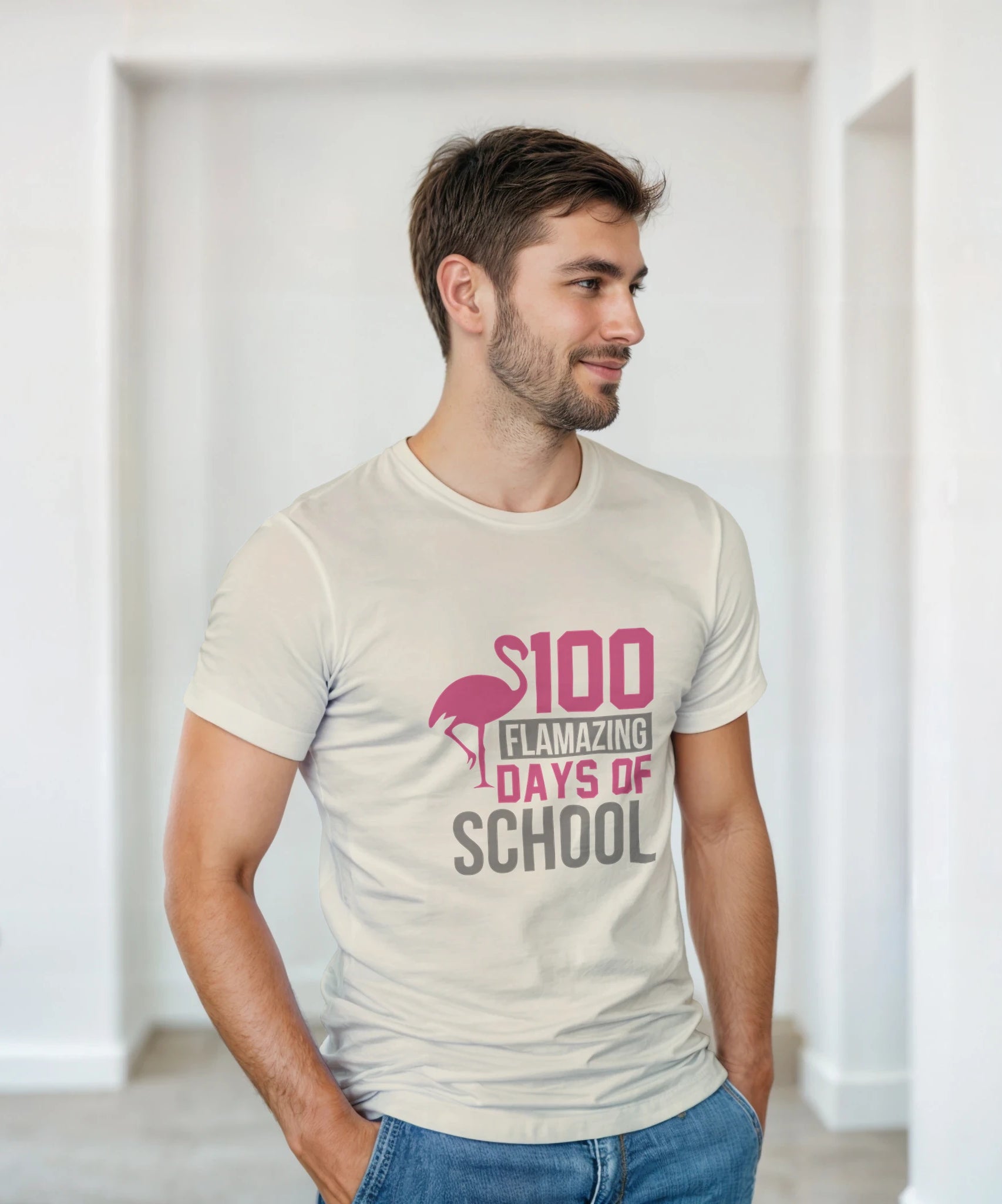 Flamingo Unisex Crewneck T-Shirt