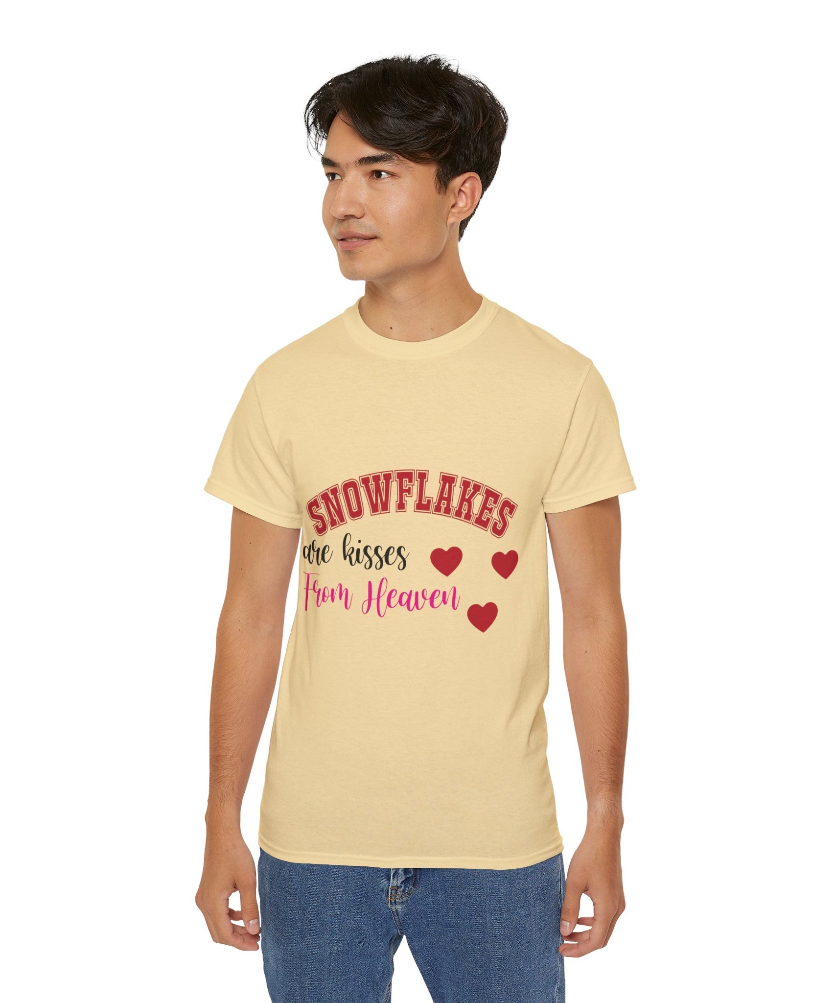 Snowflakes & Hearts Christmas T-Shirt | Gallory Hive