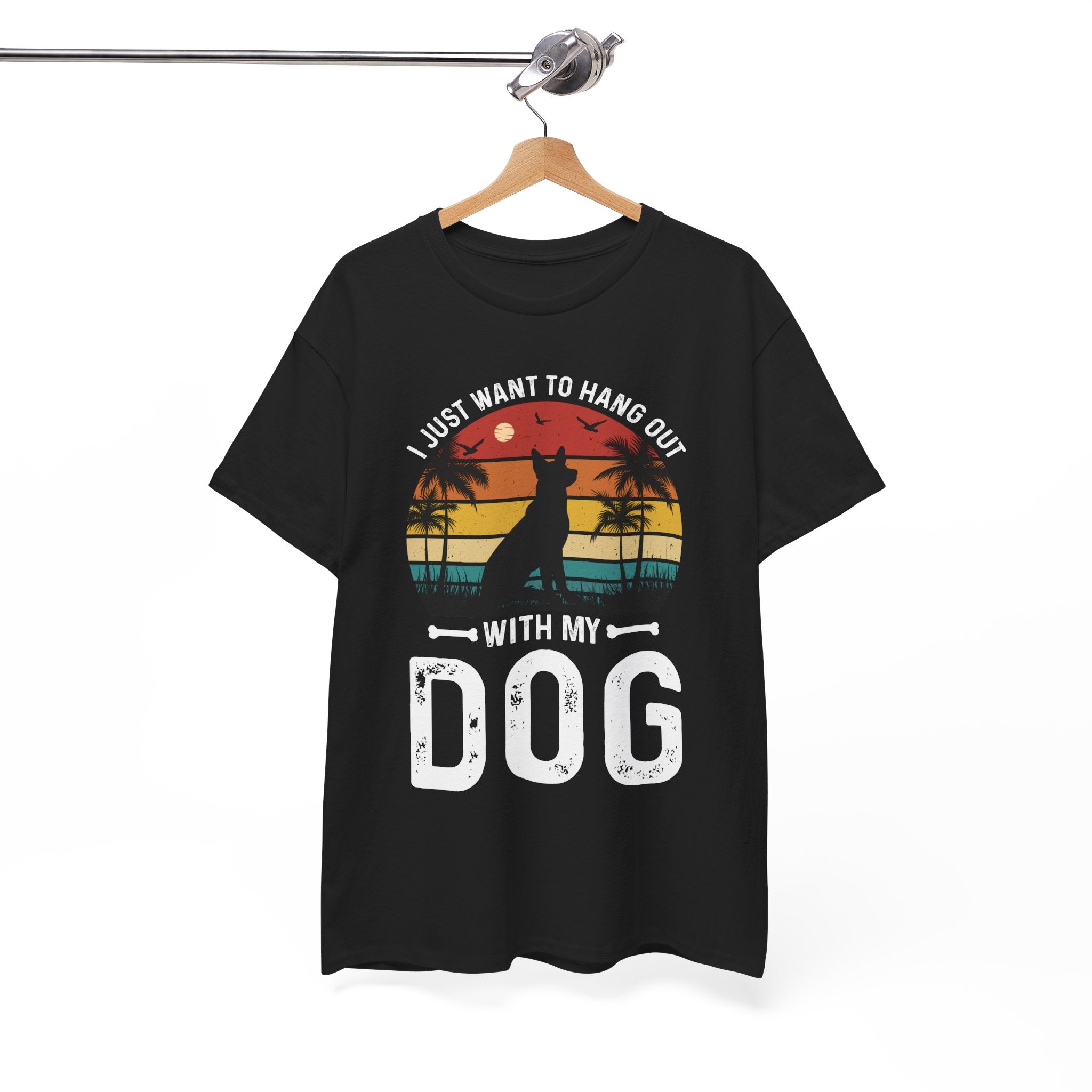 Sunset Dog Design - Beach Vibes T-shirt