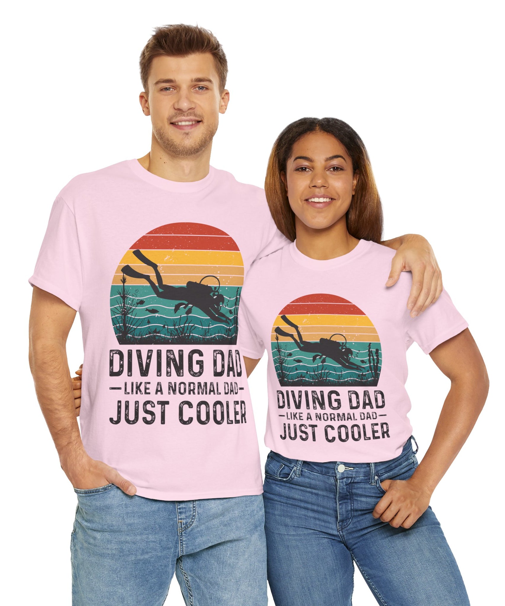 Diving Dad T-Shirt - Retro Scuba Design
