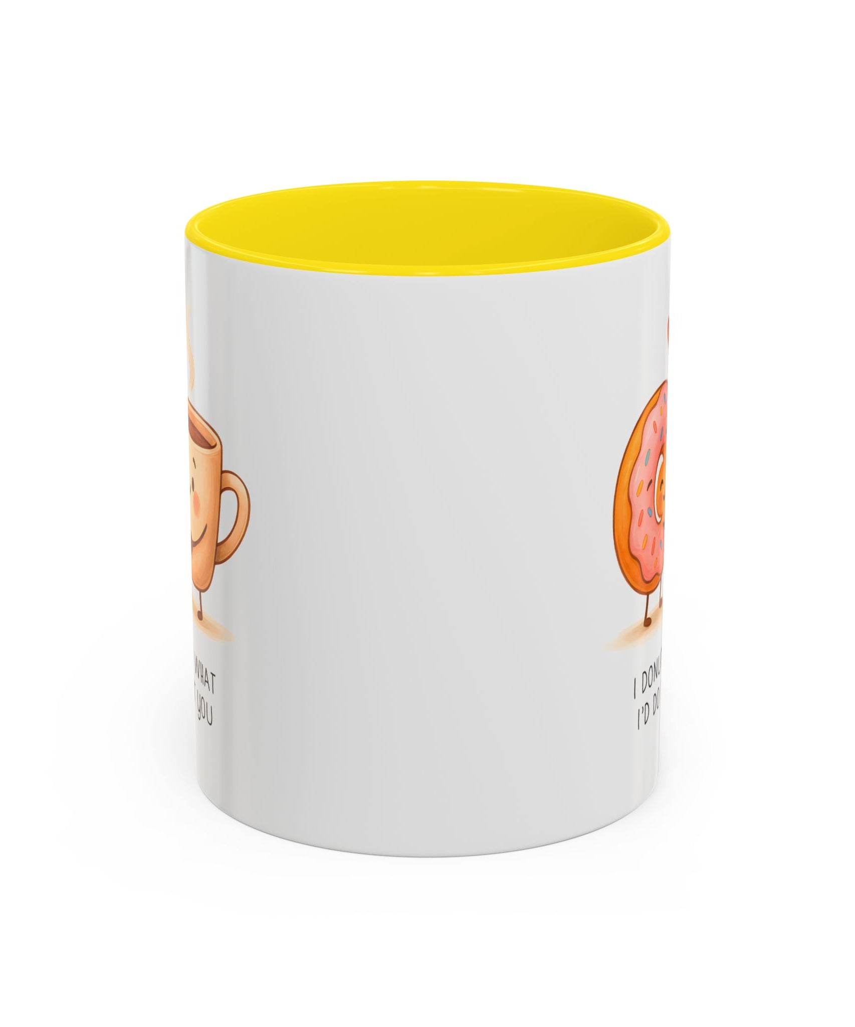 Cute Donut and Coffee Love Ceramic Mug | Gallory Hive