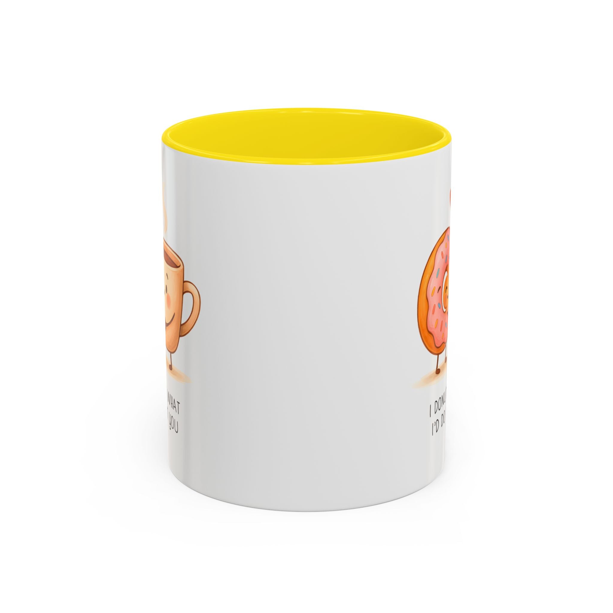 Cute Donut and Coffee Love Ceramic Mug | Gallory Hive