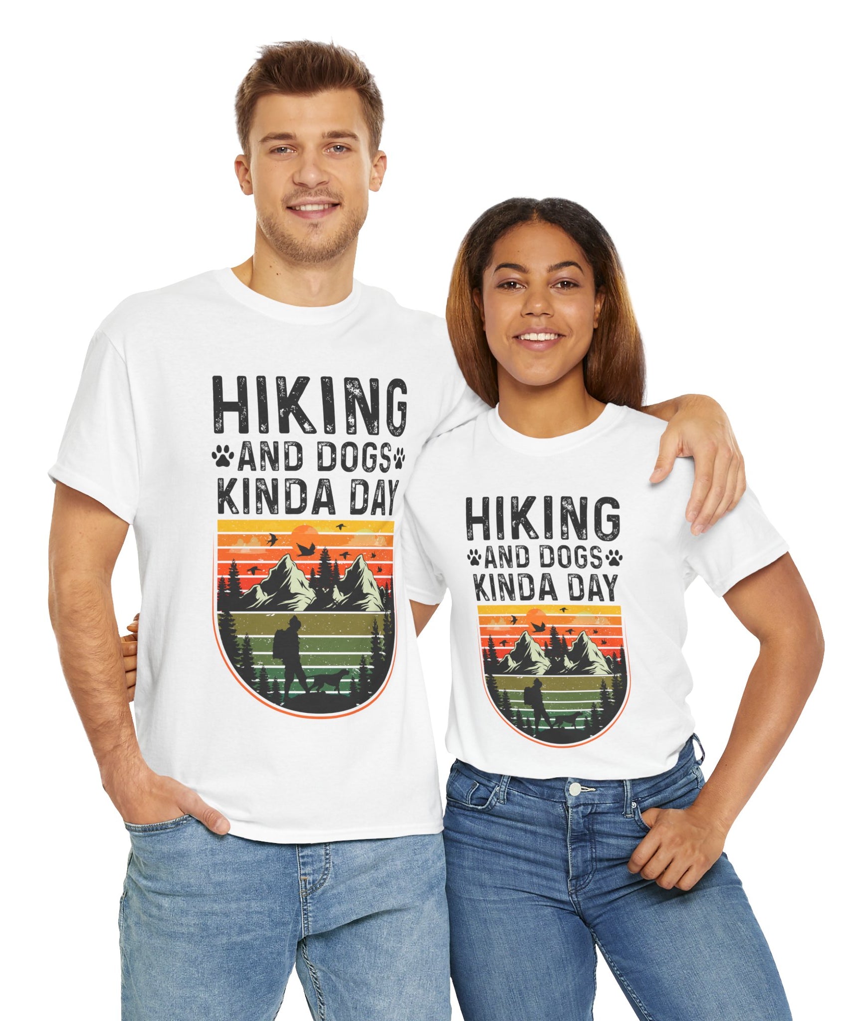 Hiking Buddy Sunset Graphic Tee