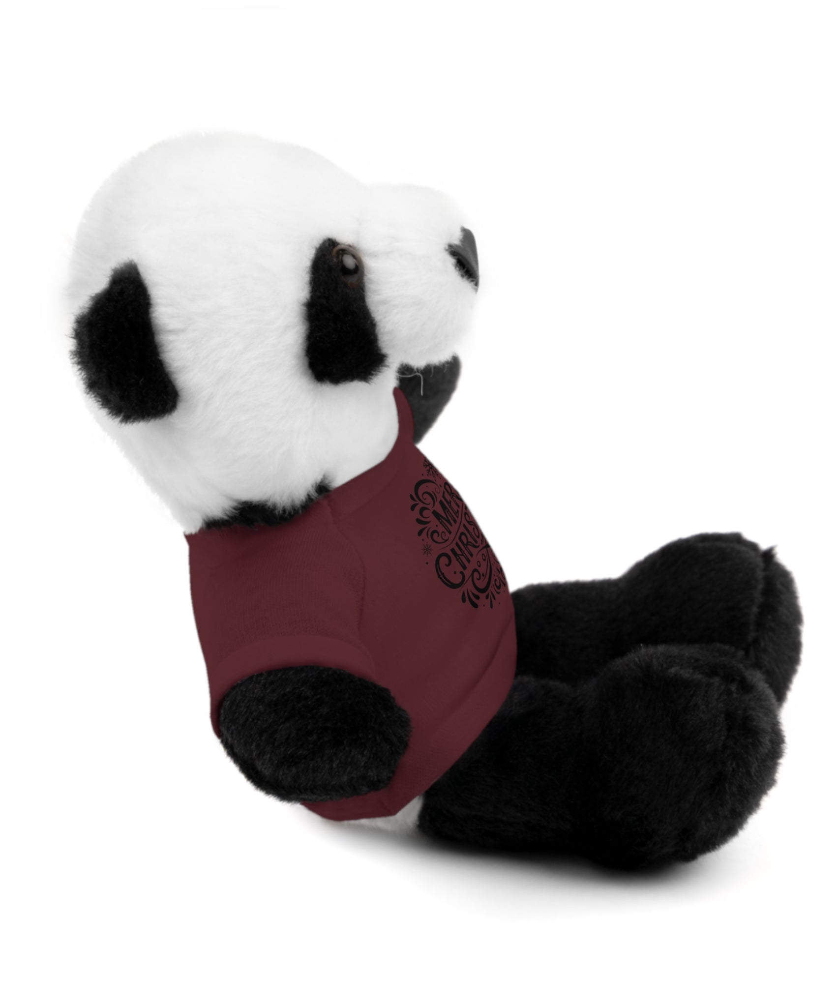 Festive Merry Christmas Stuffed Panda | Gallory Hive