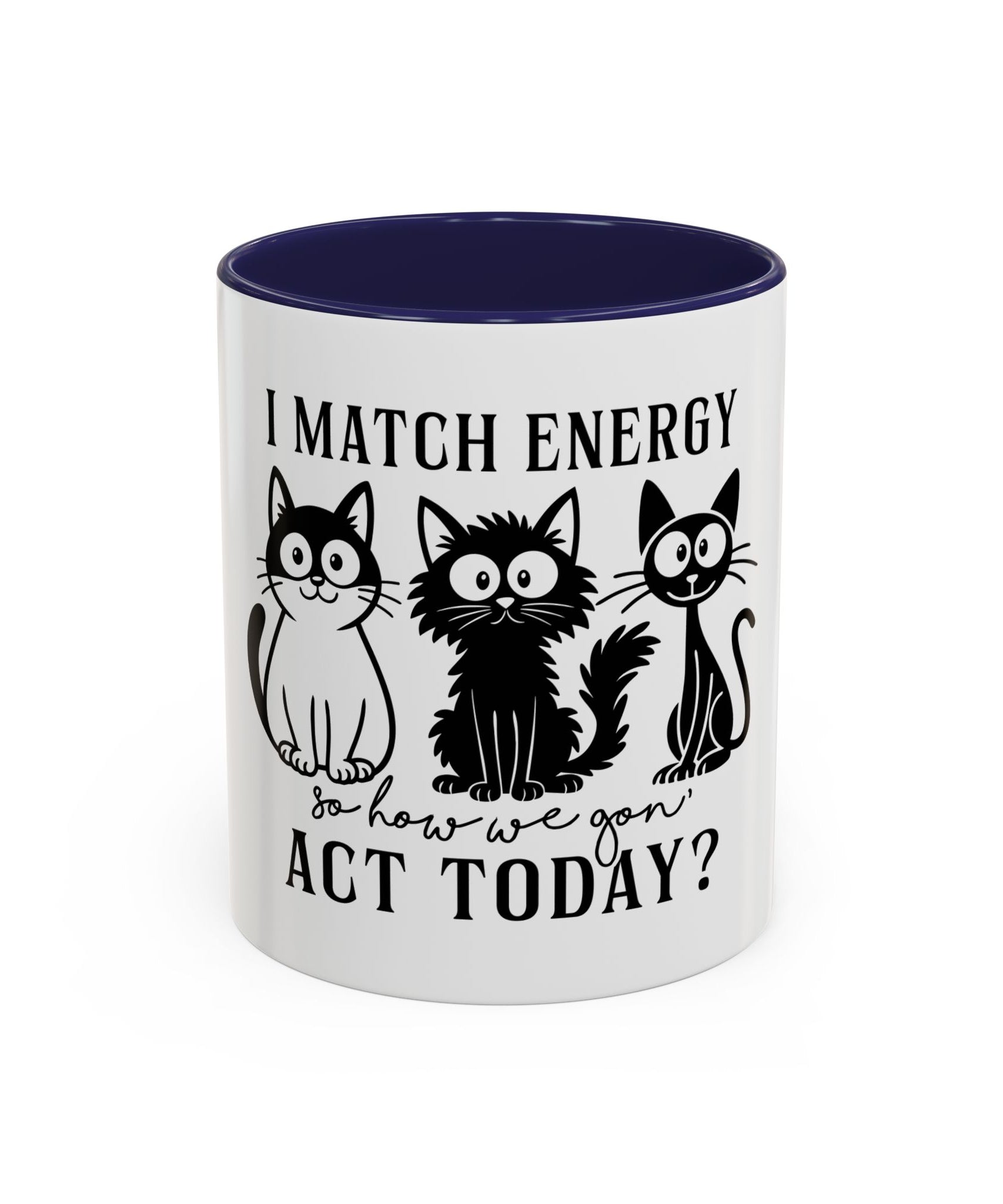 Quirky Cat Coffee Mug, Fun Kitty Mug for Cat Lovers, Gift for Pet Owners, Unique Cat-Themed Drinkware, Cute Cat Lover Present