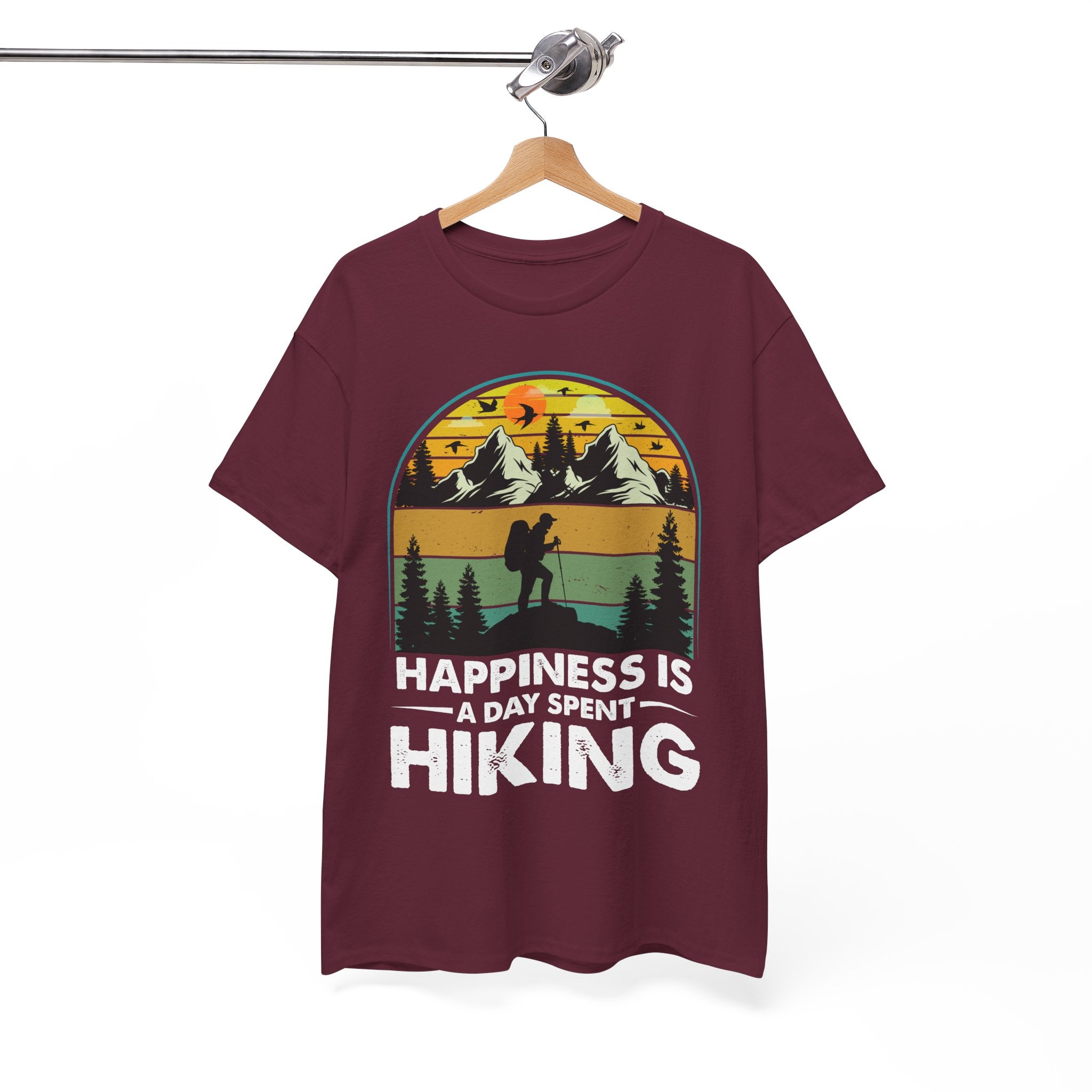 Vintage Hiker Sunset Mountain Tee