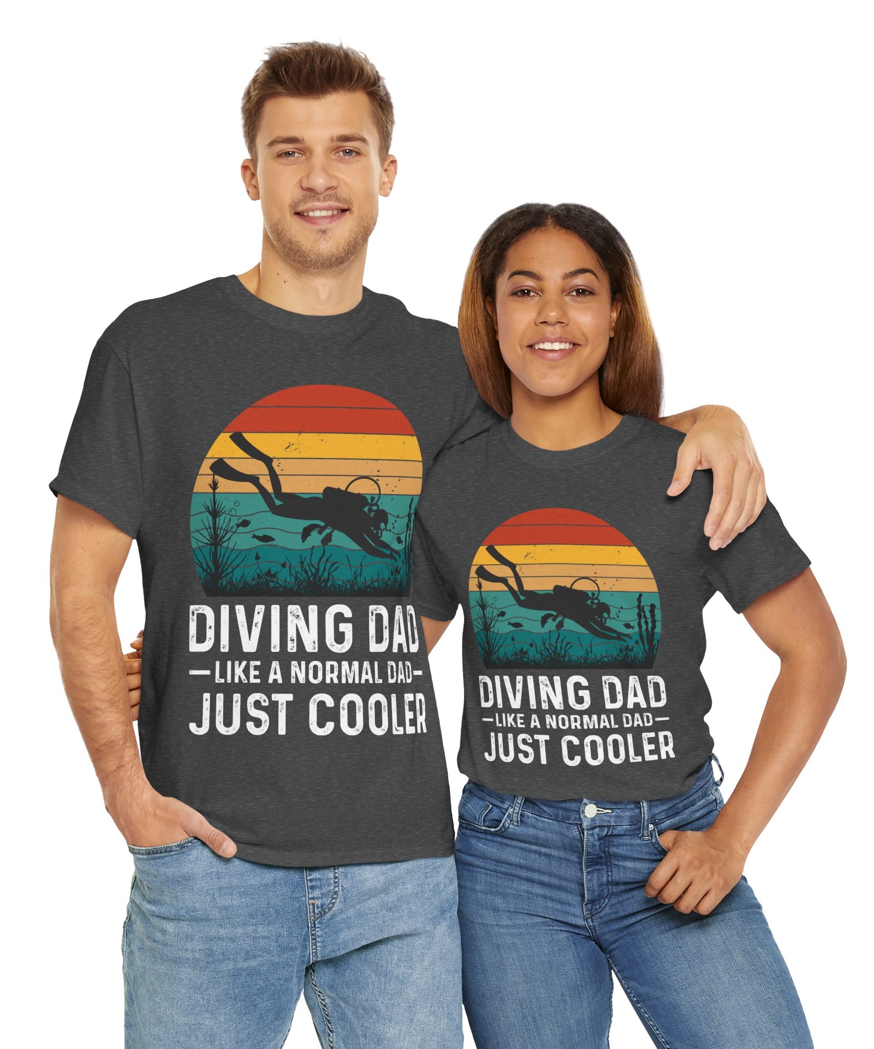 Diving Dad T-Shirt - Retro Scuba Design