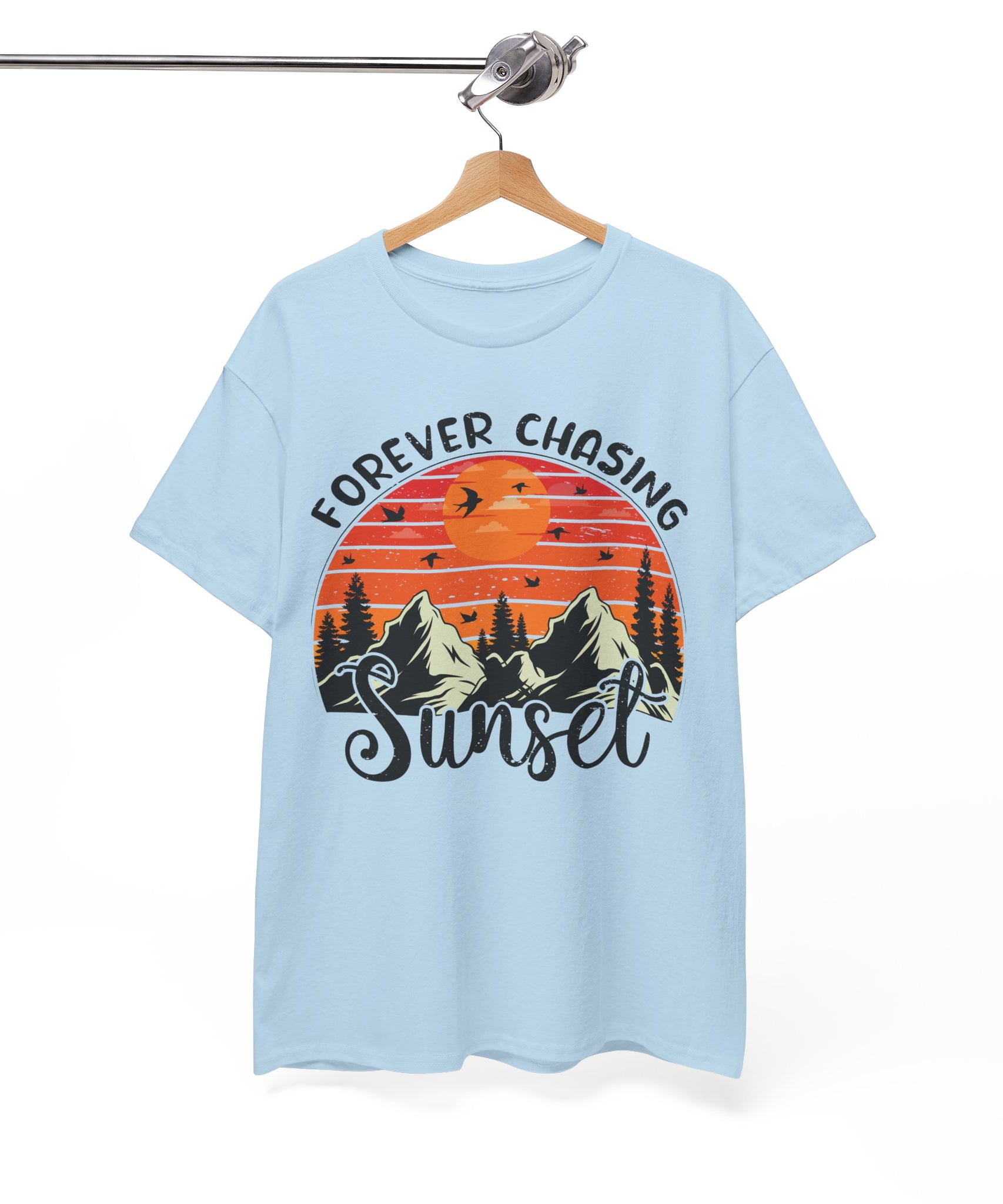 Sunset Mountain Scene T-Shirt
