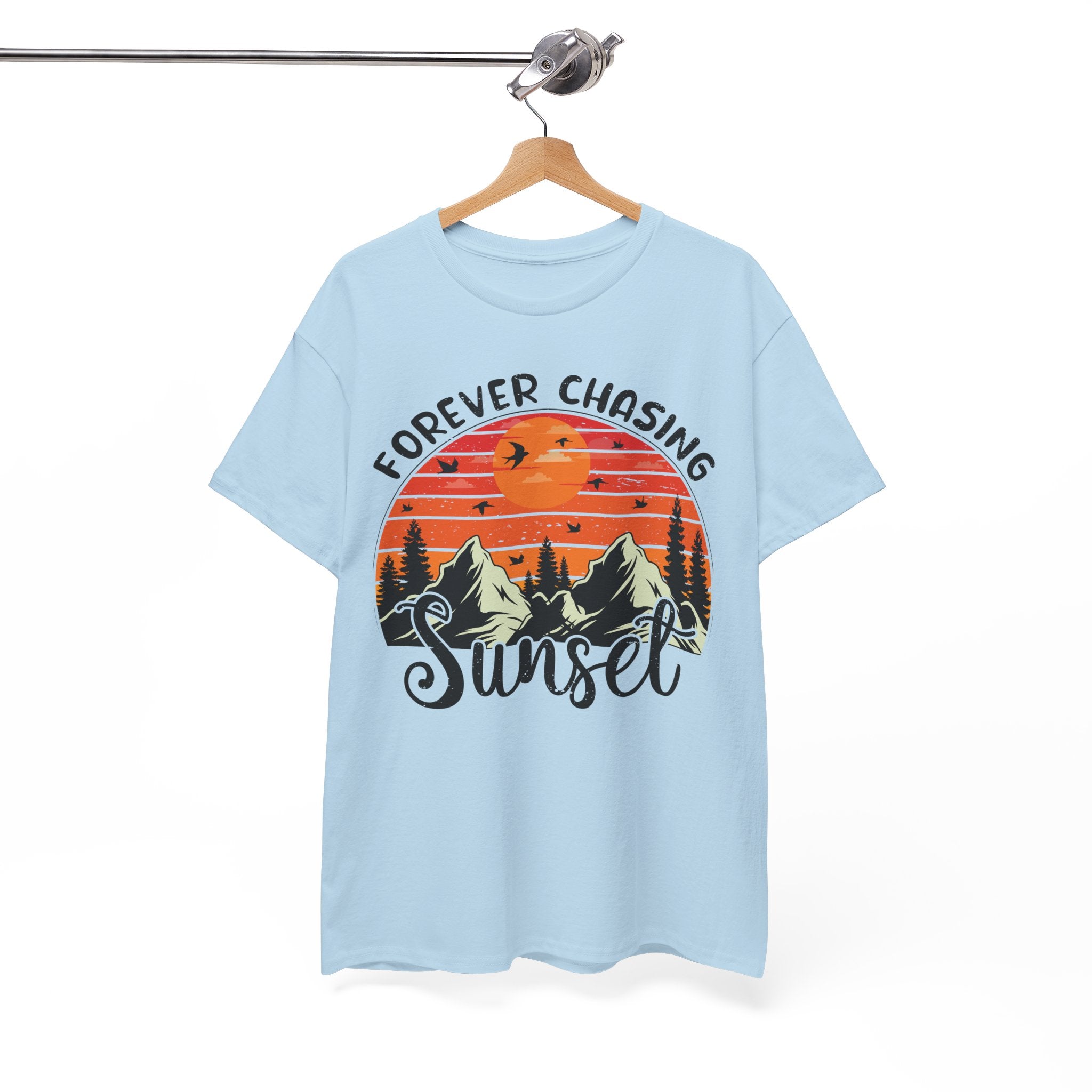 Sunset Mountain Scene T-Shirt