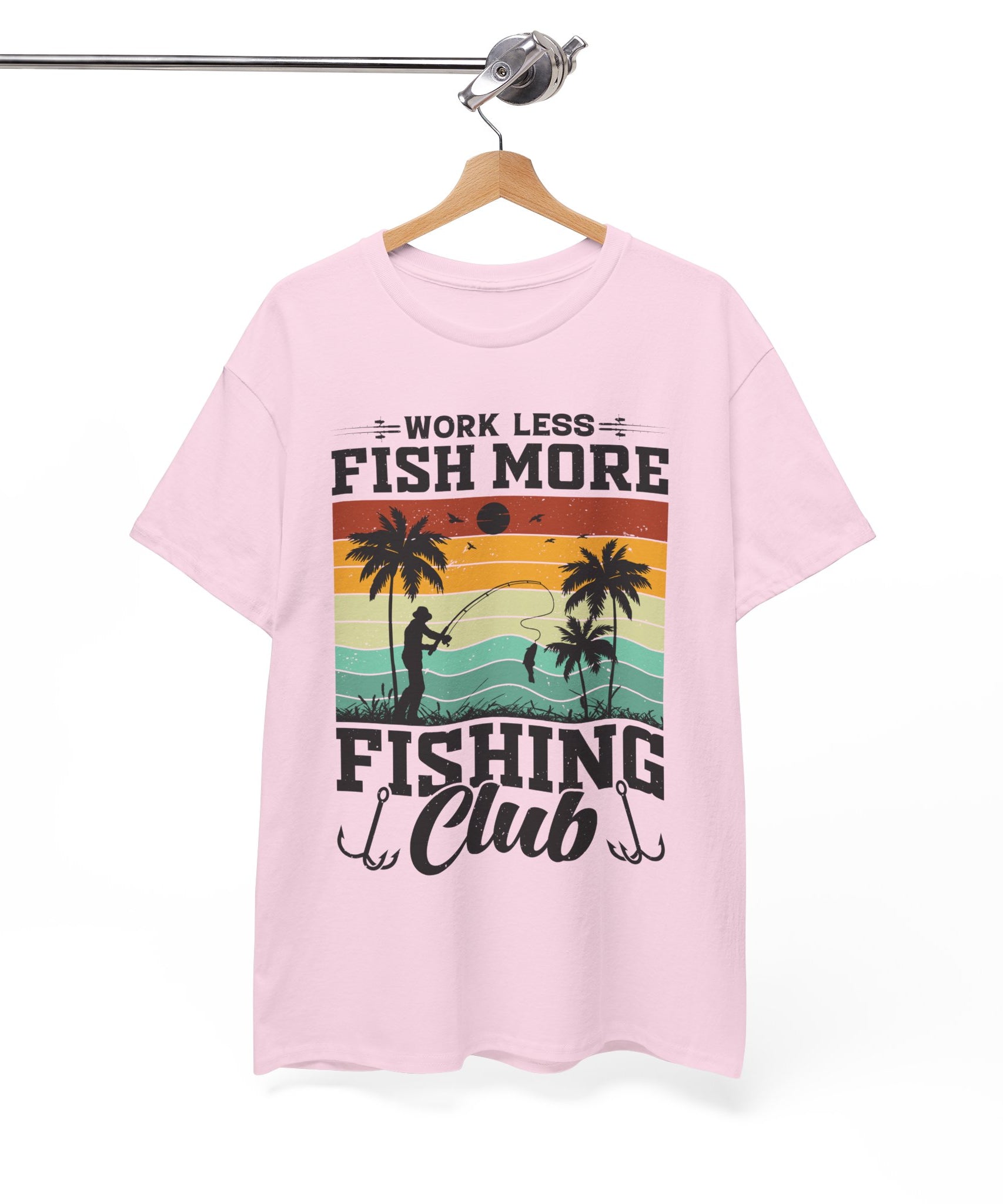 Retro Fisherman Sunset T-Shirt