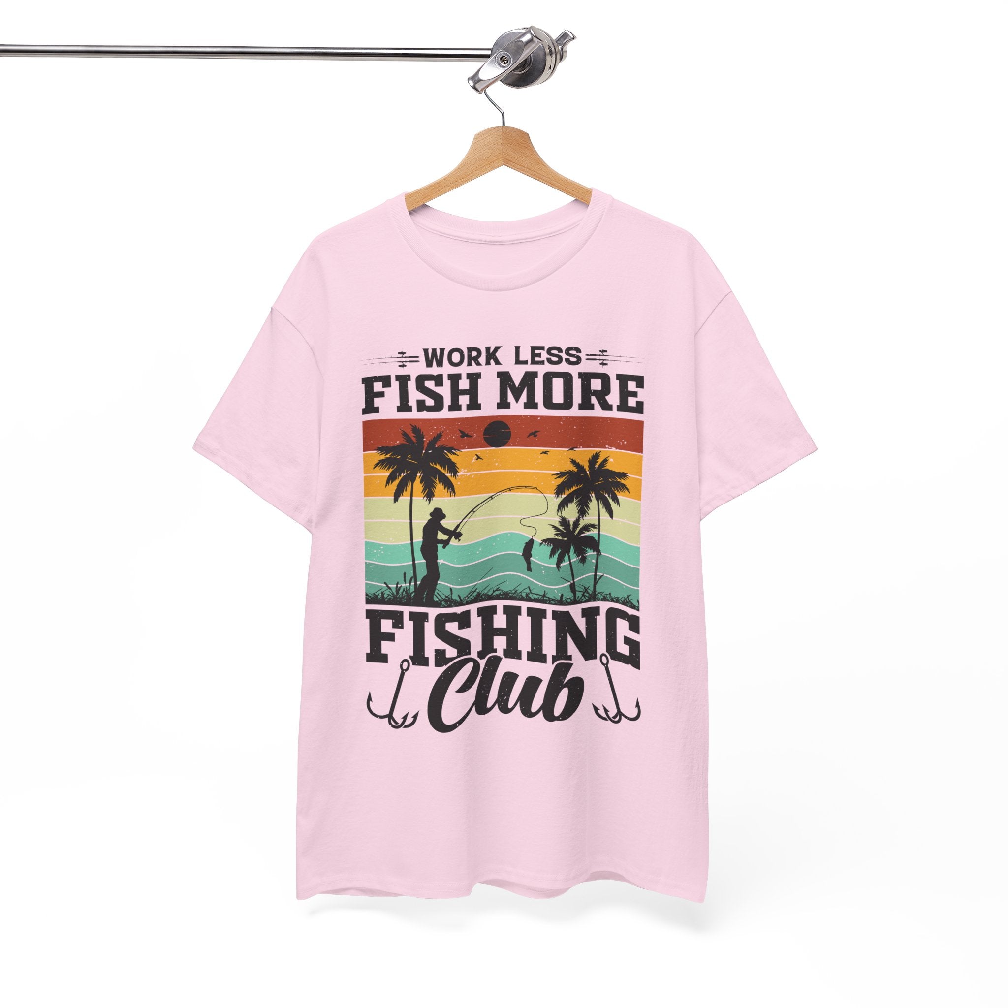 Retro Fisherman Sunset T-Shirt