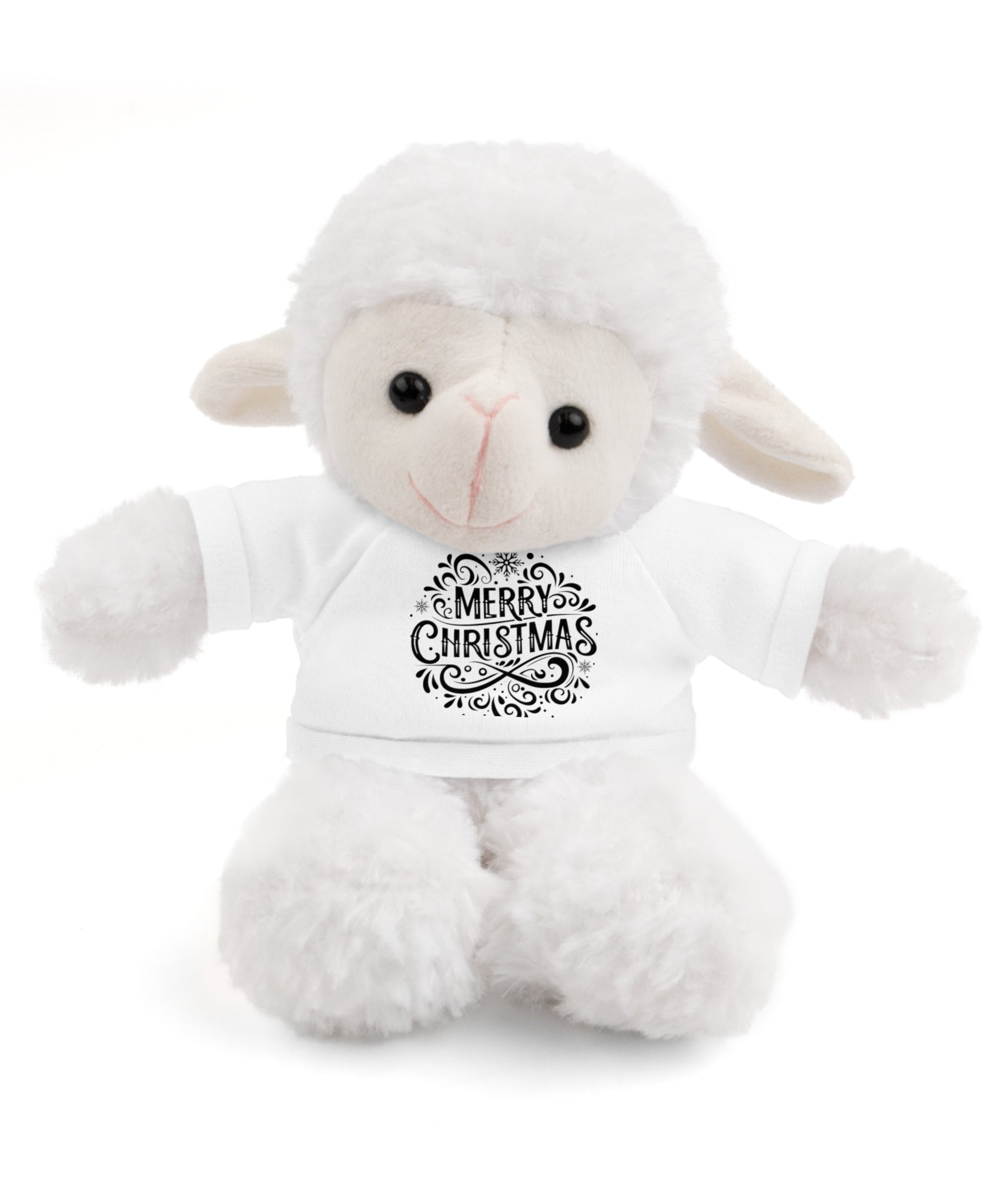 Festive Merry Christmas Stuffed Sheep | Gallory Hive