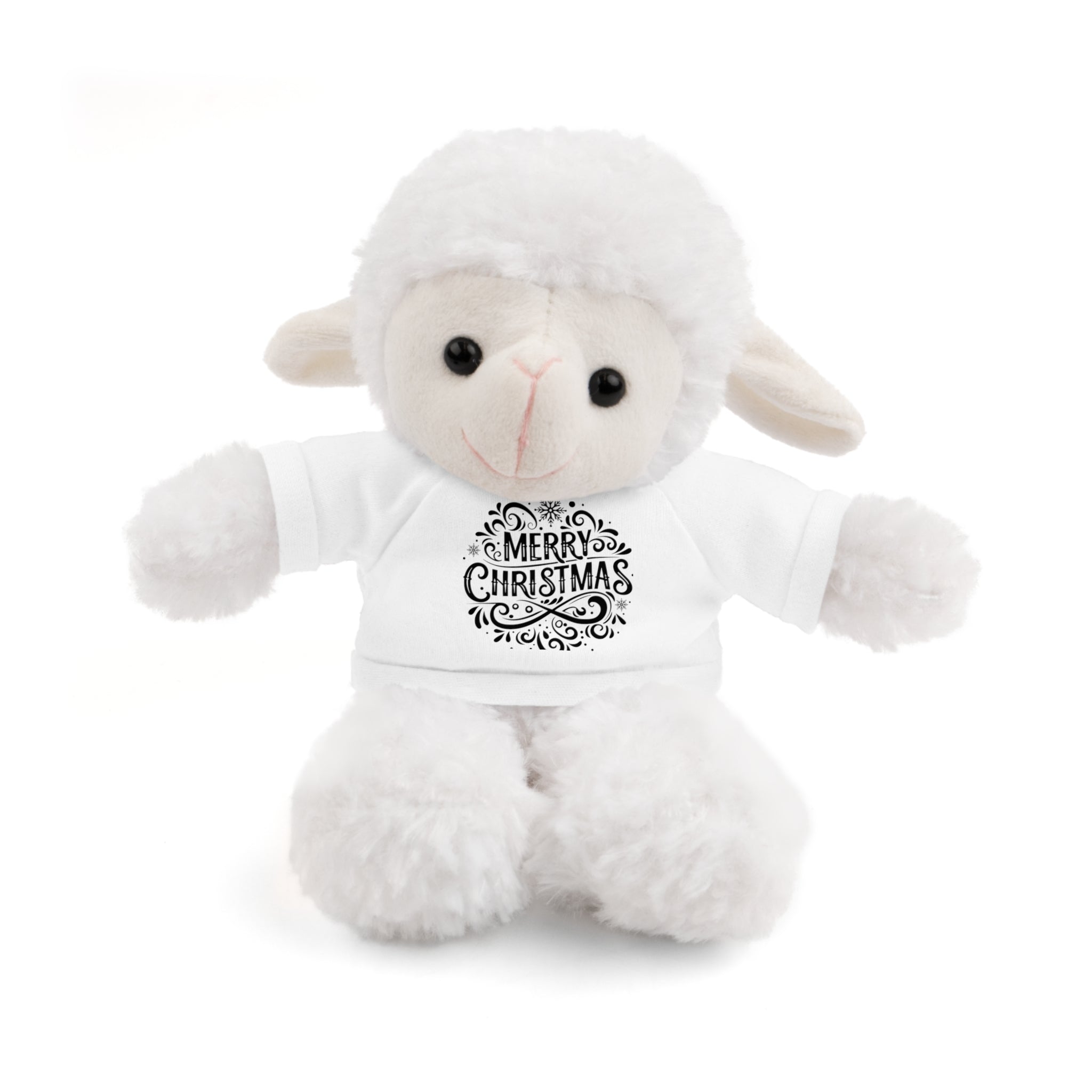 Festive Merry Christmas Stuffed Sheep | Gallory Hive