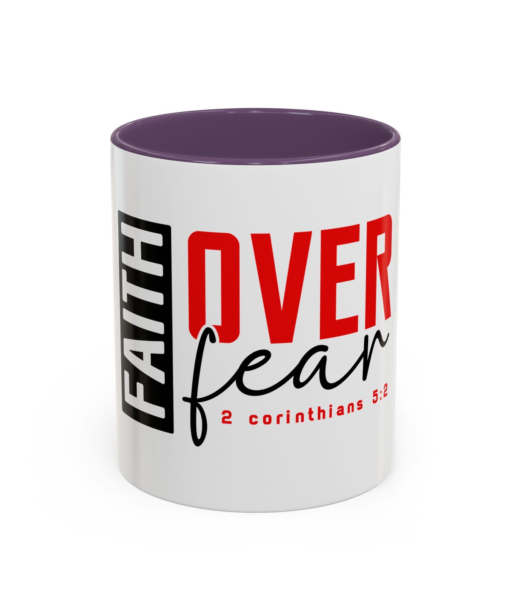 Faith Scripture Accent Coffee Mug | Gallory Hive