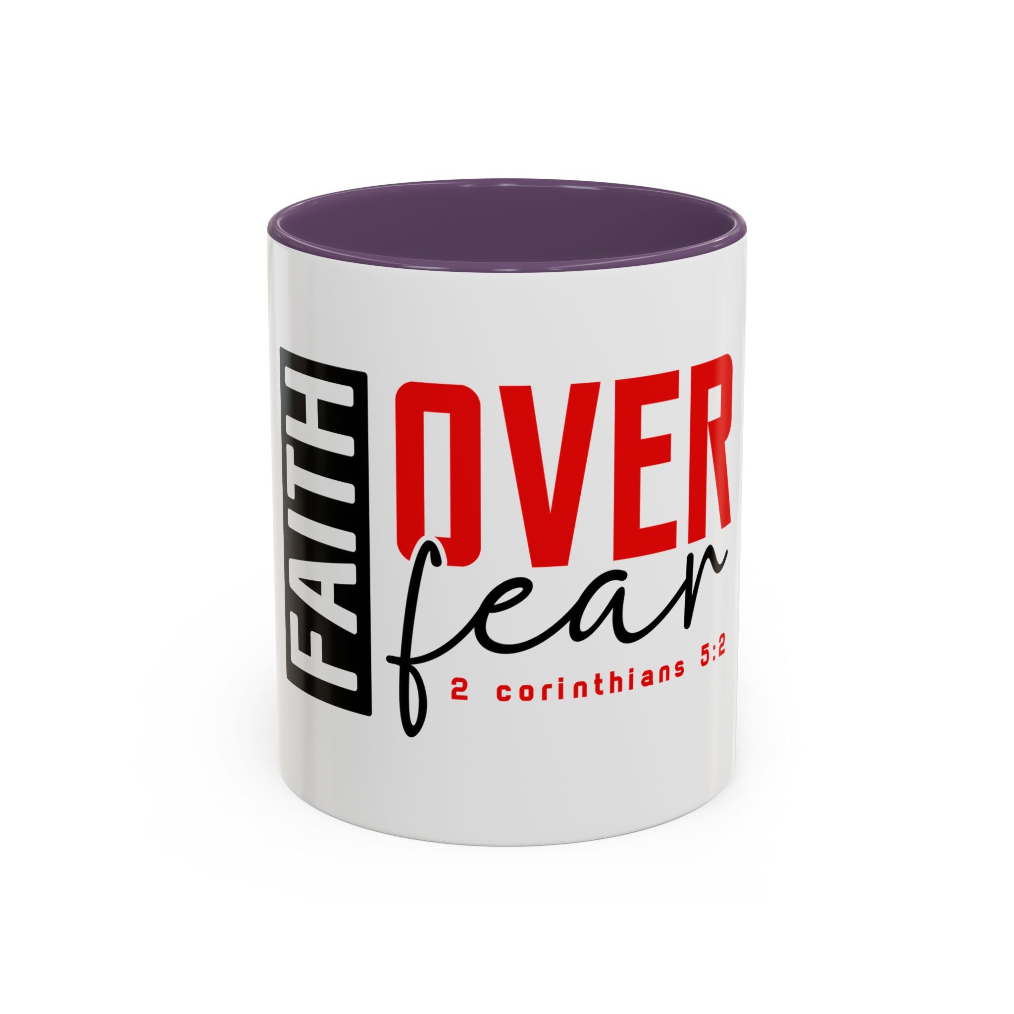 Faith Scripture Accent Coffee Mug | Gallory Hive