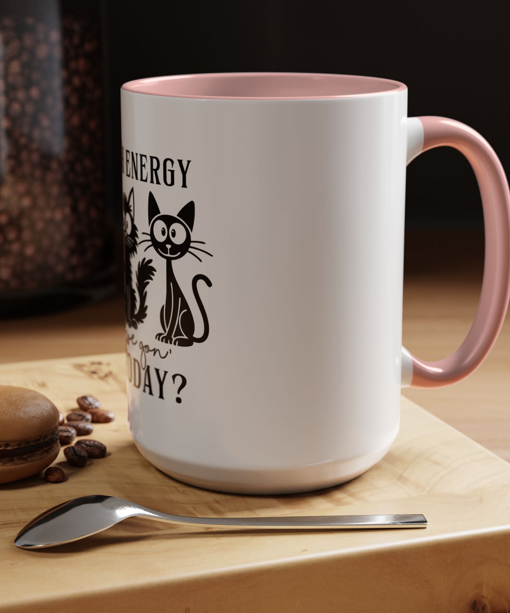 Quirky Cat Coffee Mug, Fun Kitty Mug for Cat Lovers, Gift for Pet Owners, Unique Cat-Themed Drinkware, Cute Cat Lover Present