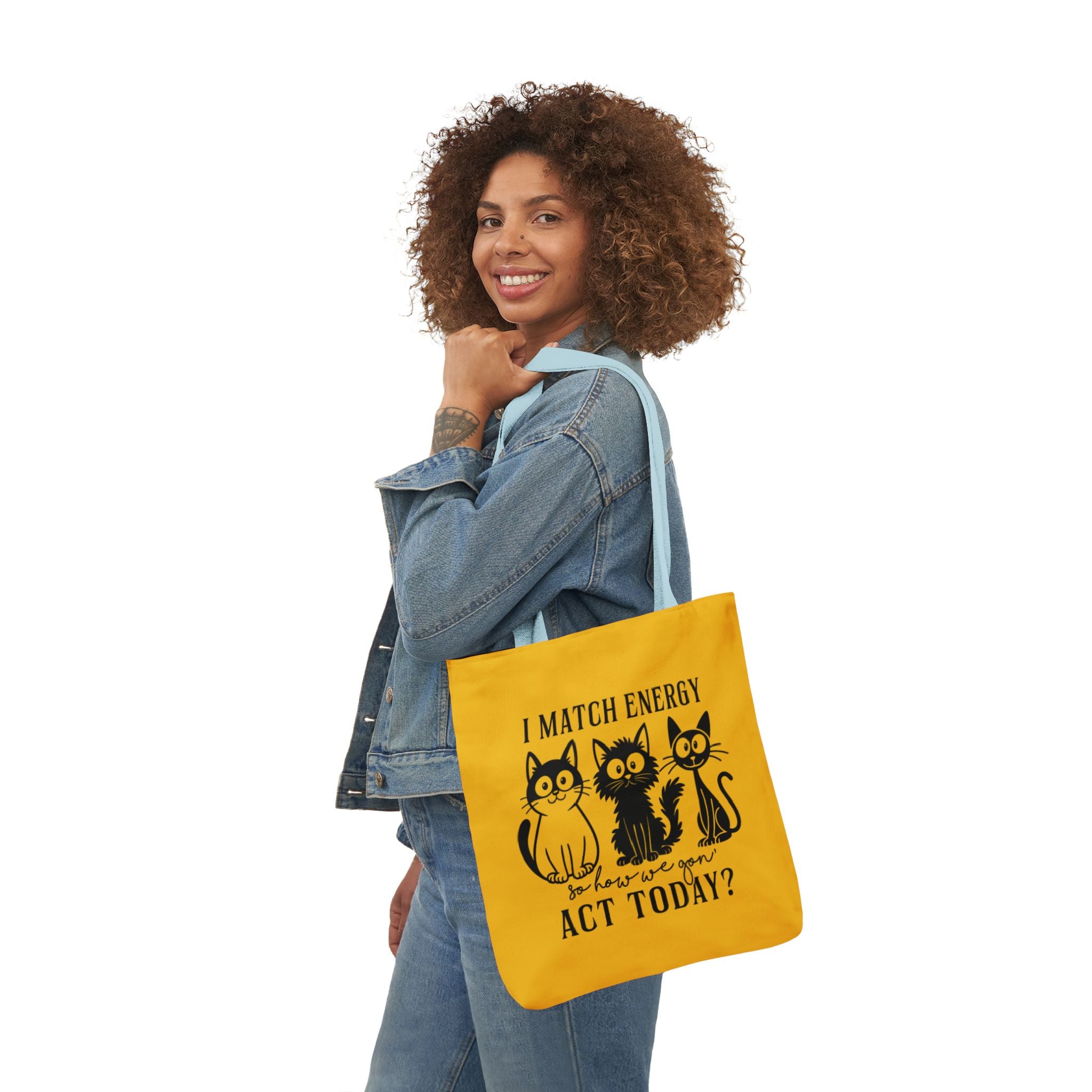 Cute Yellow Canvas Tote – Reusable Bag | Gallory Hive
