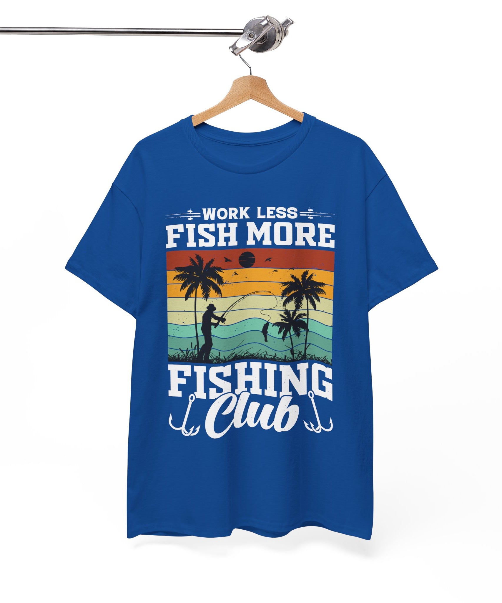 Retro Fisherman Sunset T-Shirt